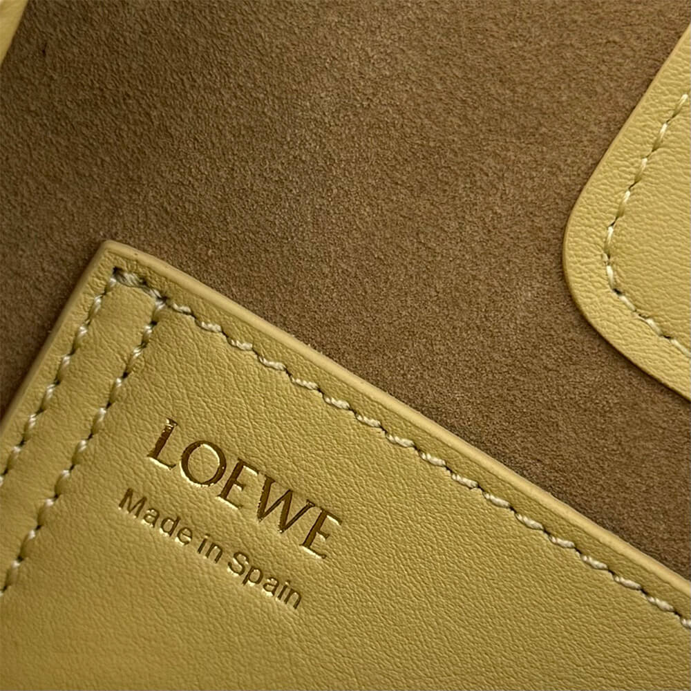 LOEWE Mini Pebble bucket in smooth calfskin(high-end grade) - Top Club