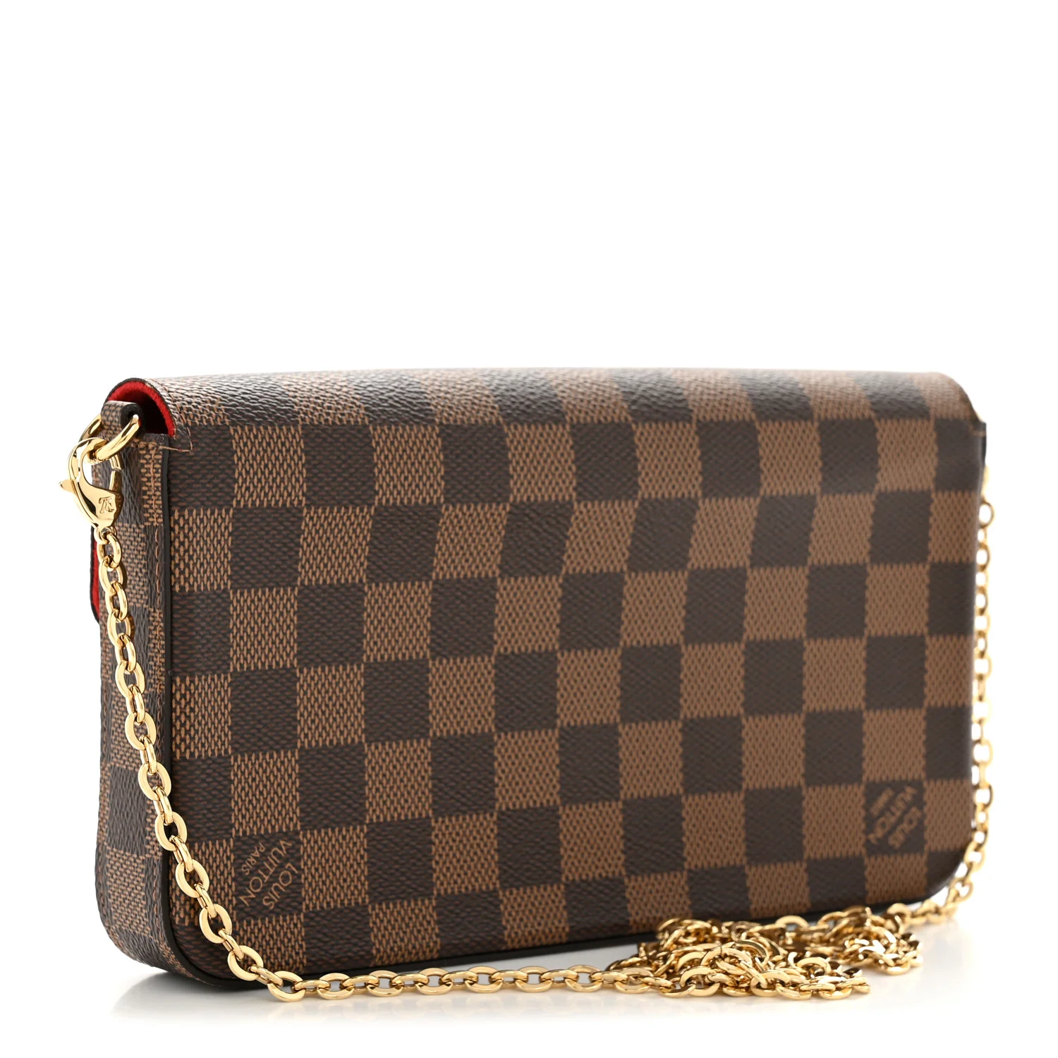 Damier Ebene Pochette Felicie Chain Wallet - Top Club