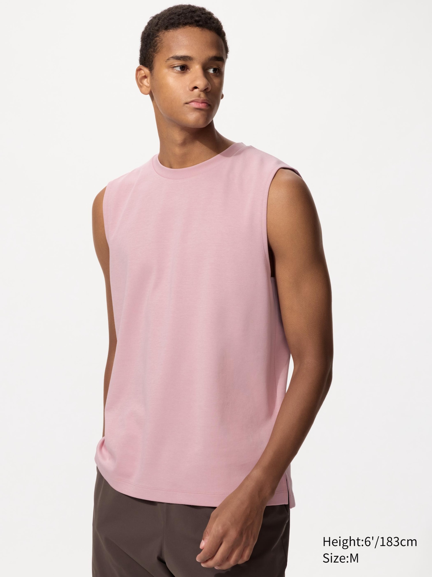 AIRism Cotton Sleeveless T-Shirt