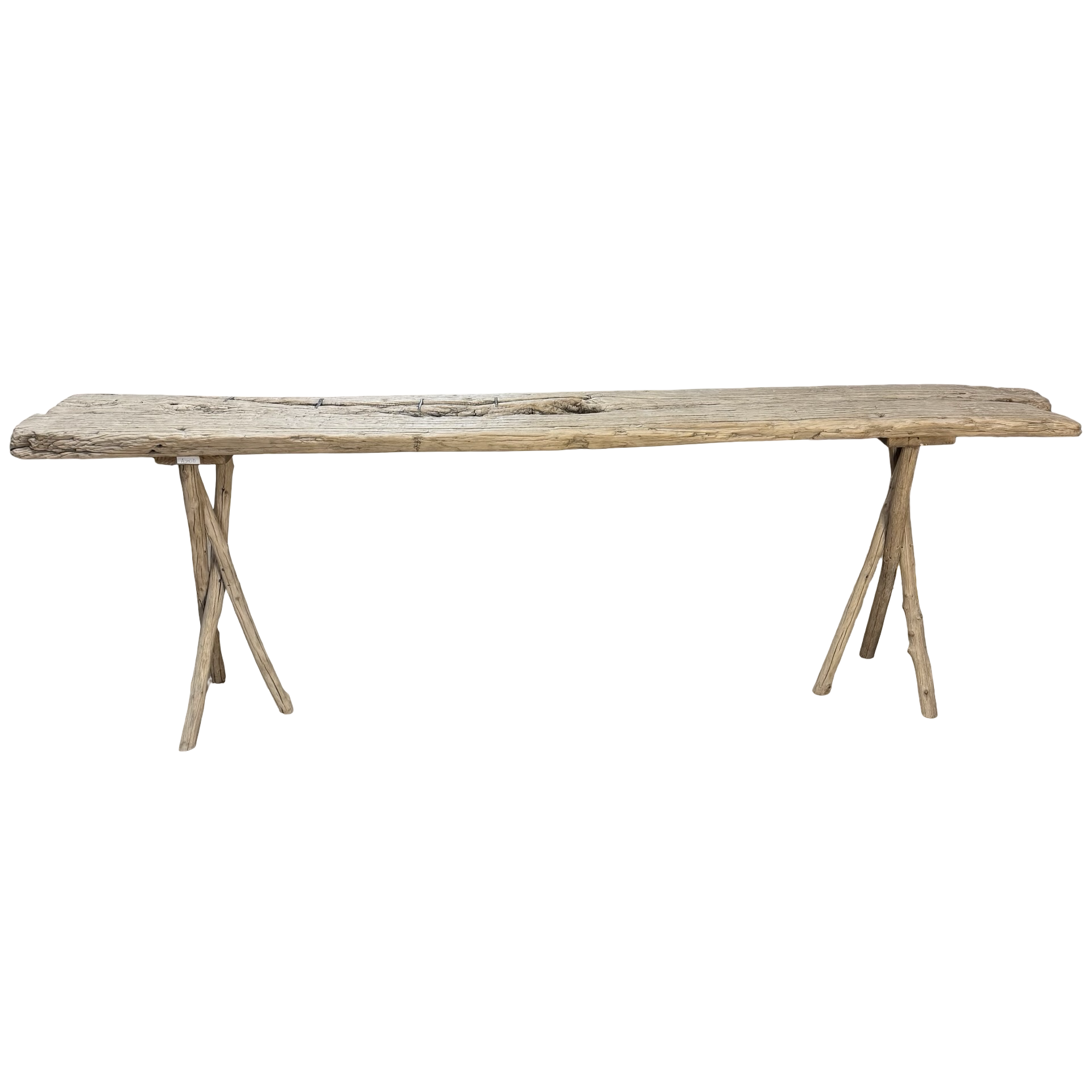 Console stronkpoot naturel uniek