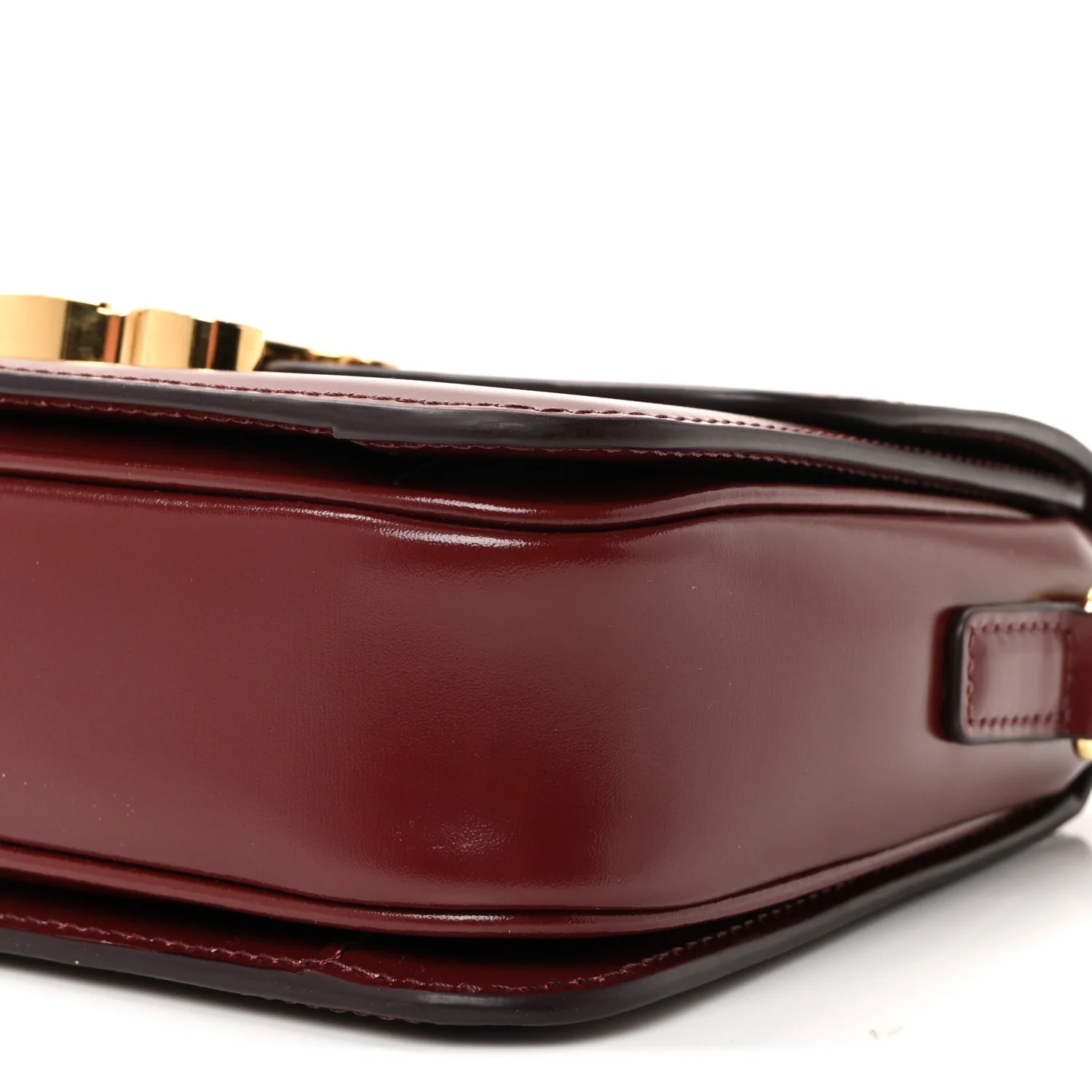 Shiny Calfskin Teen Triomphe Light Burgundy - Top Club