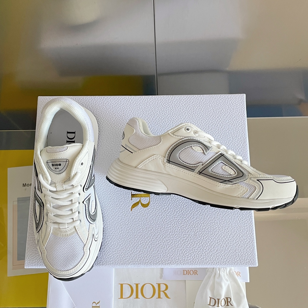 Dior B30 Dad Sneakers White (AAA High Quality Version) - Sneaker Replica Workshop