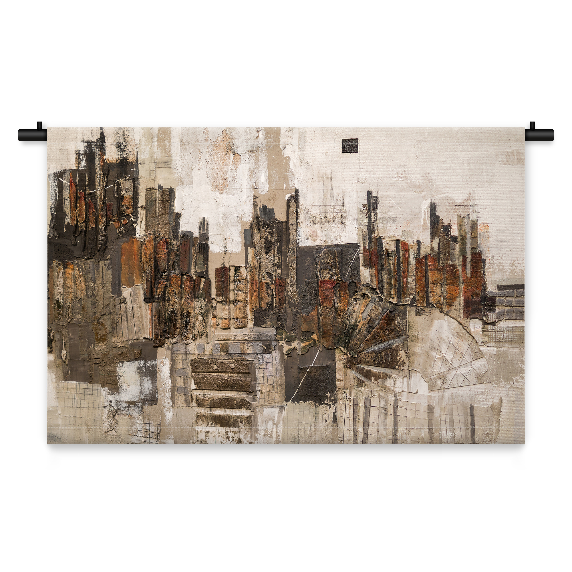 Wandkleed Abstracte schilderkunst 210 x 150 cm
