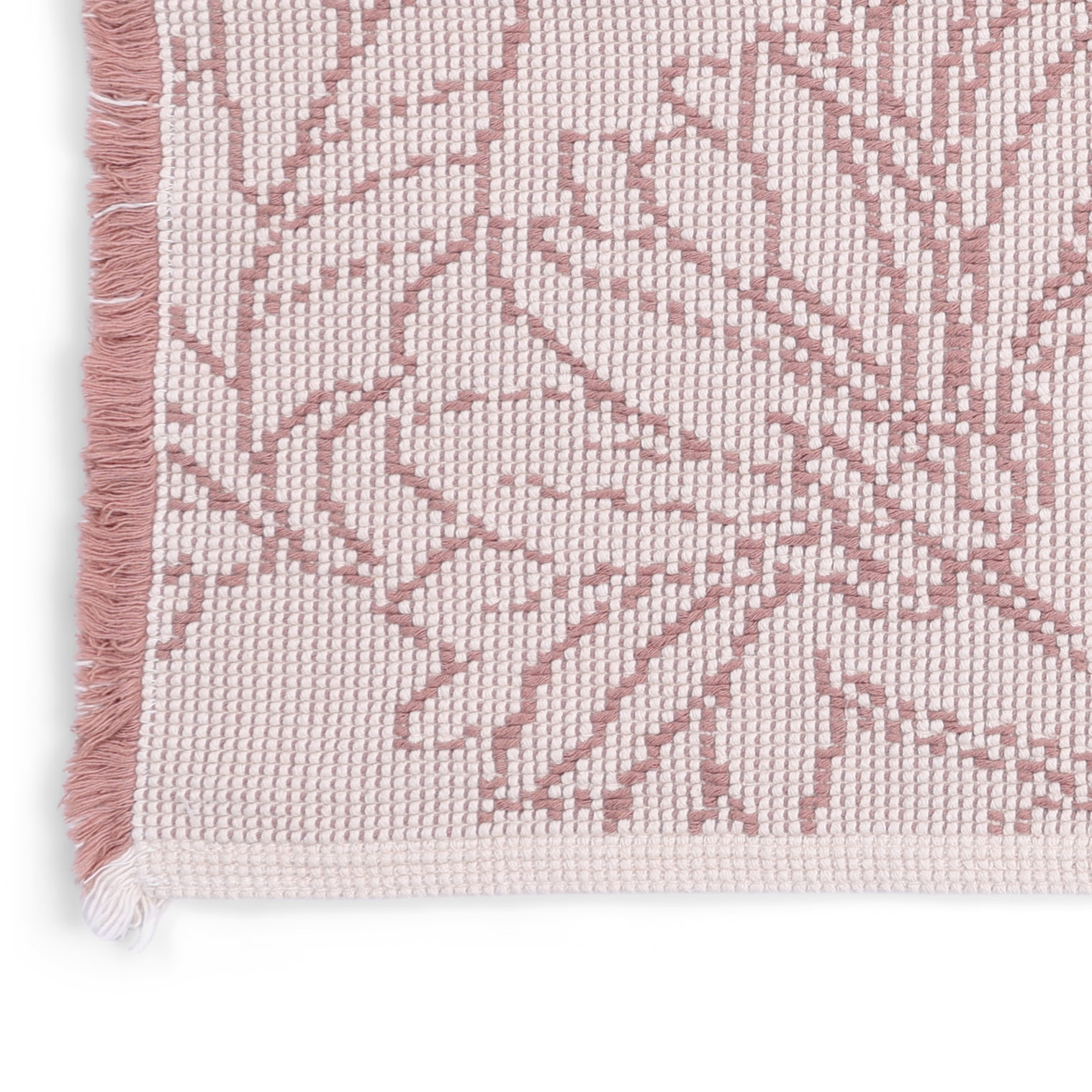 Badmat Fien blush/off white