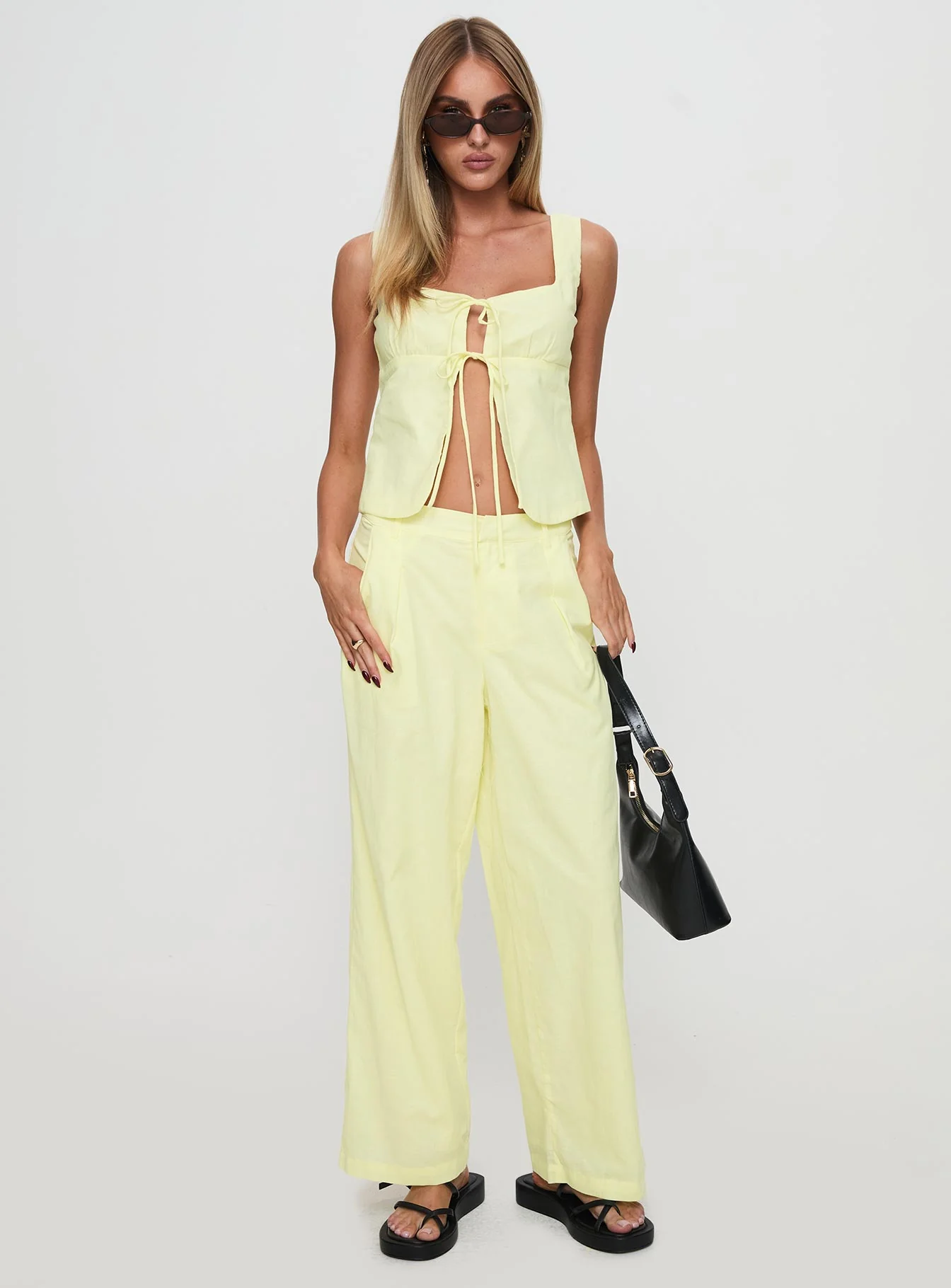 Such A Charmer Tie Up Set Yellow