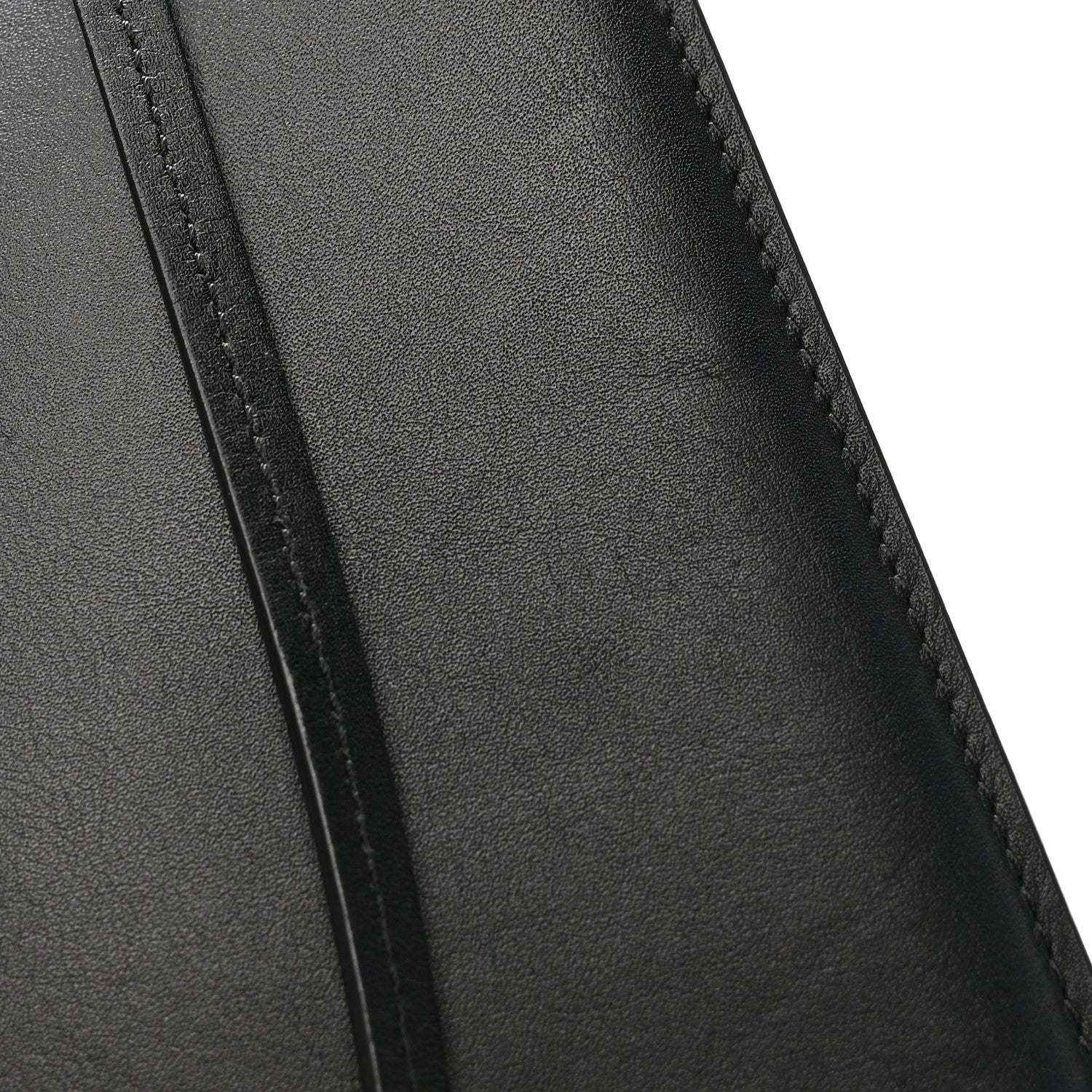 Smooth Calfskin Medium Clasp Shoulder Bag Black - Top Club