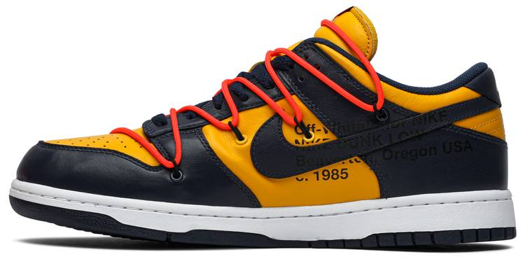 Off-White x Dunk Low  University Gold  CT0856-700 - Sneaker Replica Workshop
