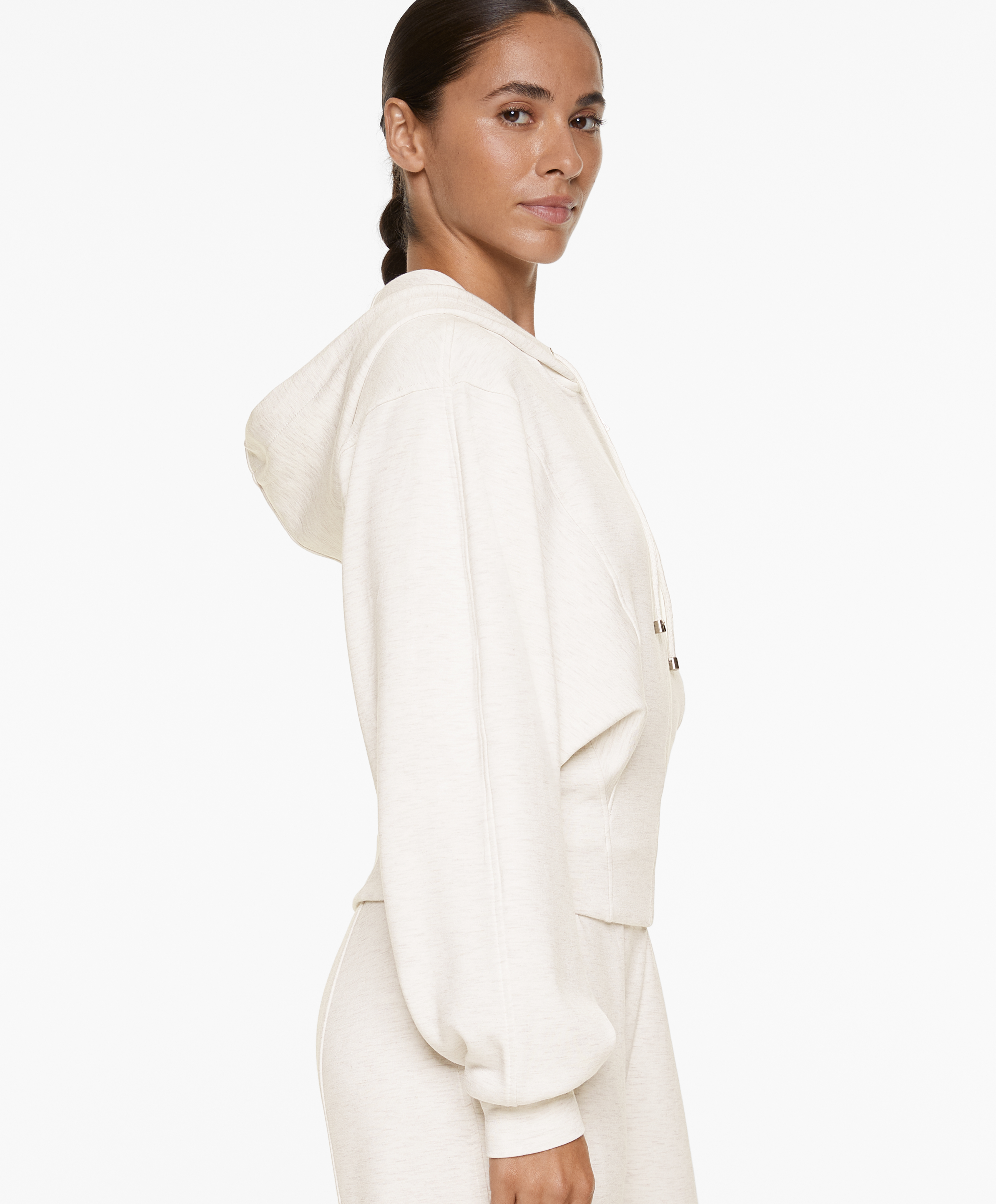 OYSHO Crop hooded jacket