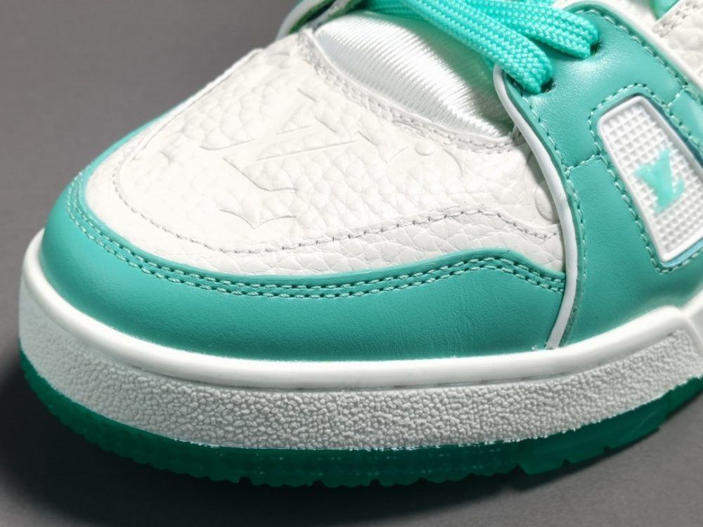 Louis Vuitton Trainer  White Green - Sneaker Replica Workshop