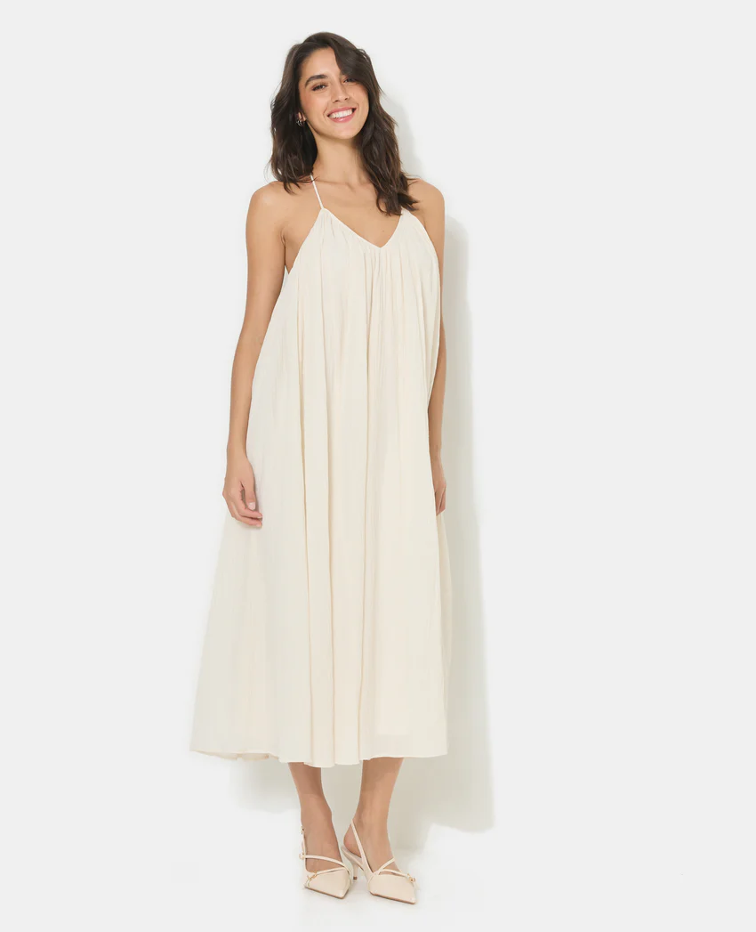 Pimkie Robe longue et ample avec fines bretelles