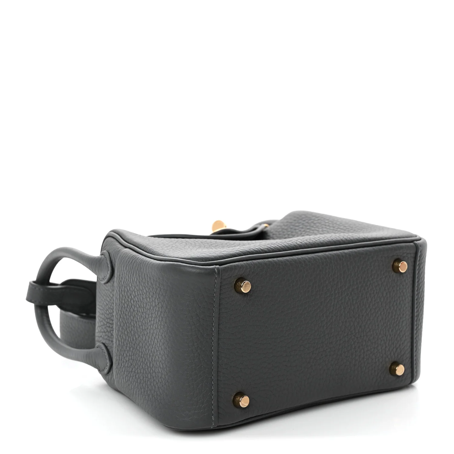 Taurillon Clemence Mini Lindy 20 Gris Misty - Top Club