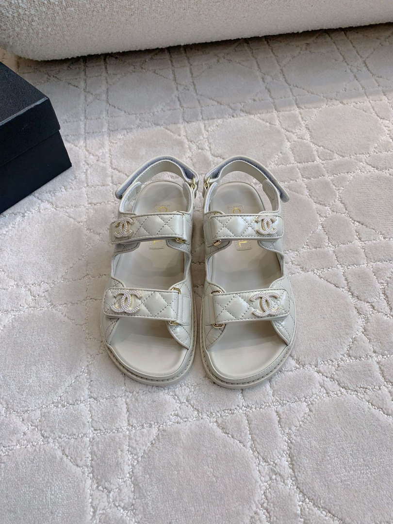 Chanel Women's Velcro Sandals Fashion Shoes C93435 - Sneaker Replica Workshop