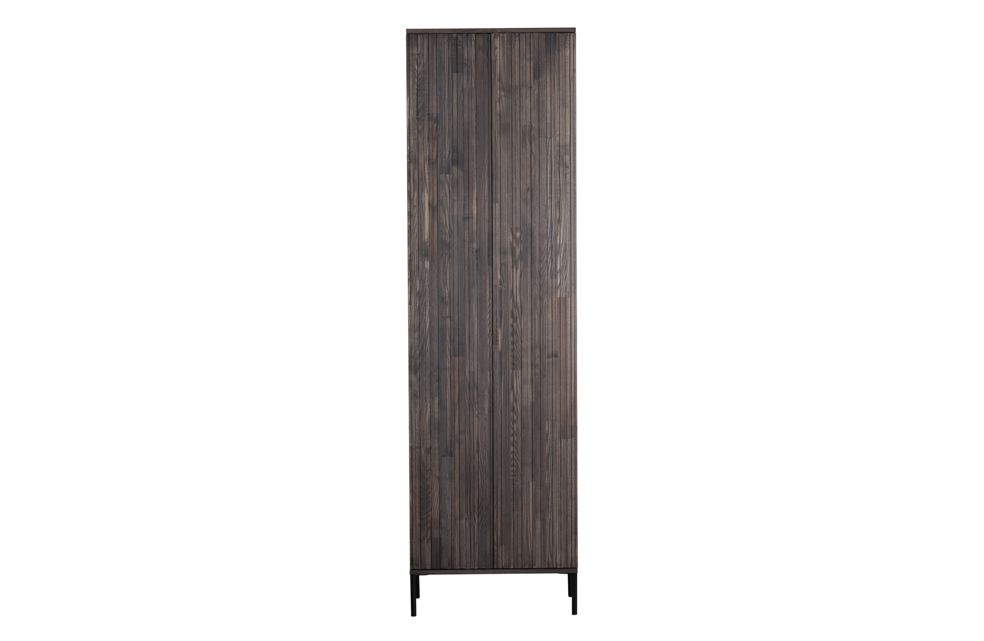 WOOOD hoge kast New Gravure met lade - essen espresso Hoge kast New Gravure met Lade - Essen Espresso