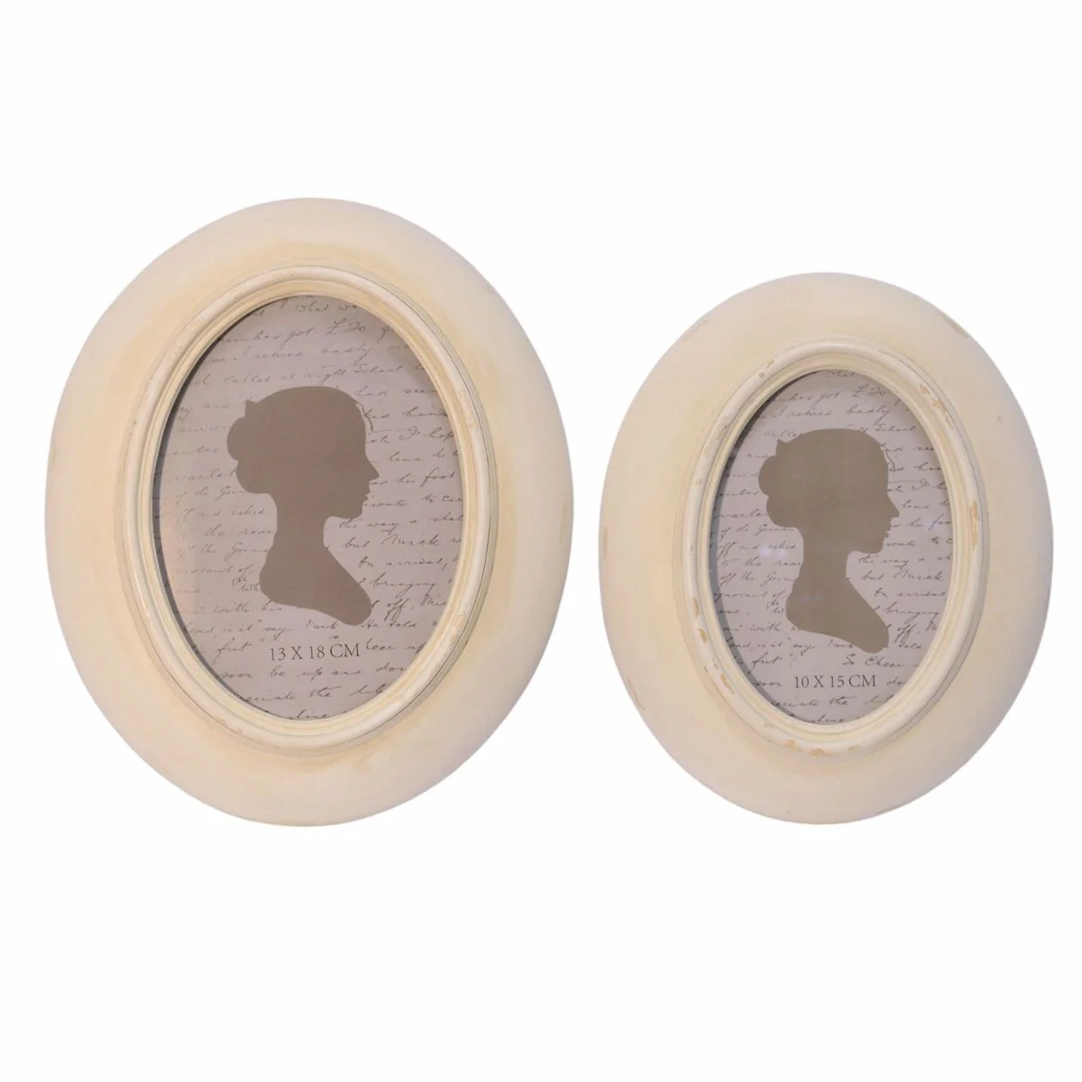 Baroque style picture frame set of 2 antique style cream - baroque decoration