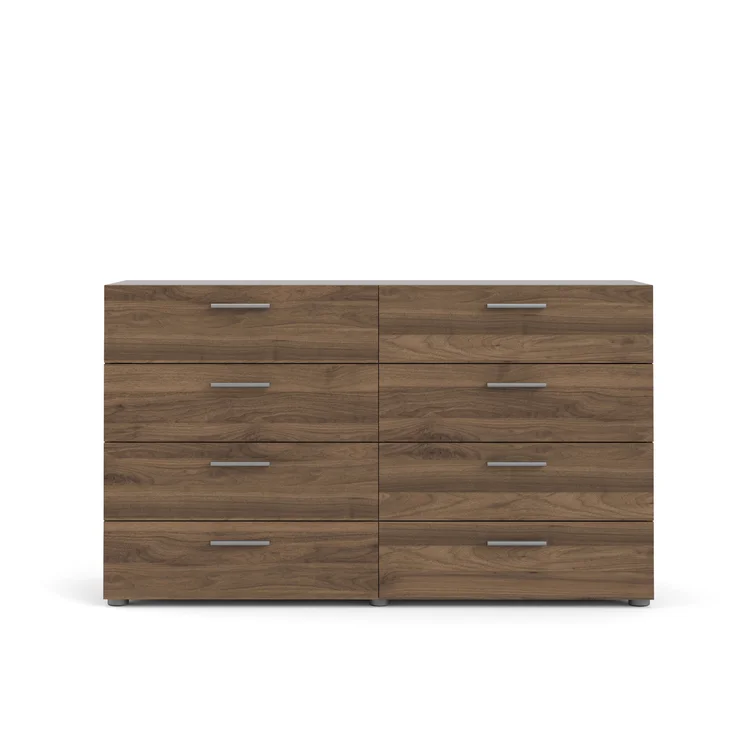 Jantz 8 Drawer 55.12" W Double Dresser