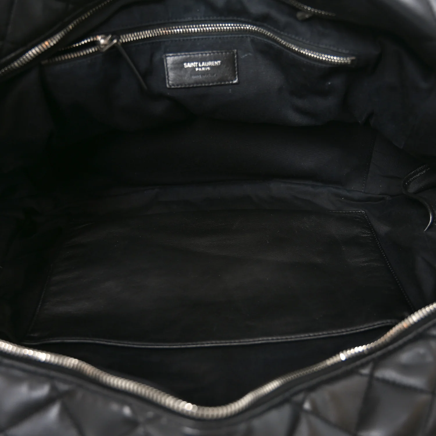 Lambskin Mixed Matelasse Joan Bowling Bag Black - Top Club