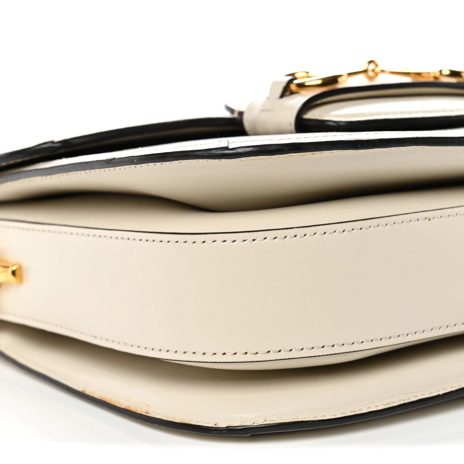 GG Supreme Monogram Horsebit 1955 Shoulder Bag Beige Mystic White - Top Club