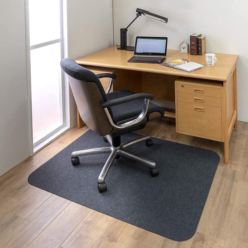 Anti-Slip Polyester Floor Rug Striped Washable Floor Rugs Chair Mat