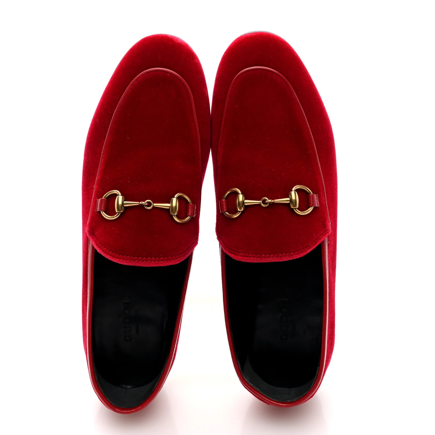 Velvet Horsebit Womens Jordaan Loafers 37 Hibiscus Red - Top Club
