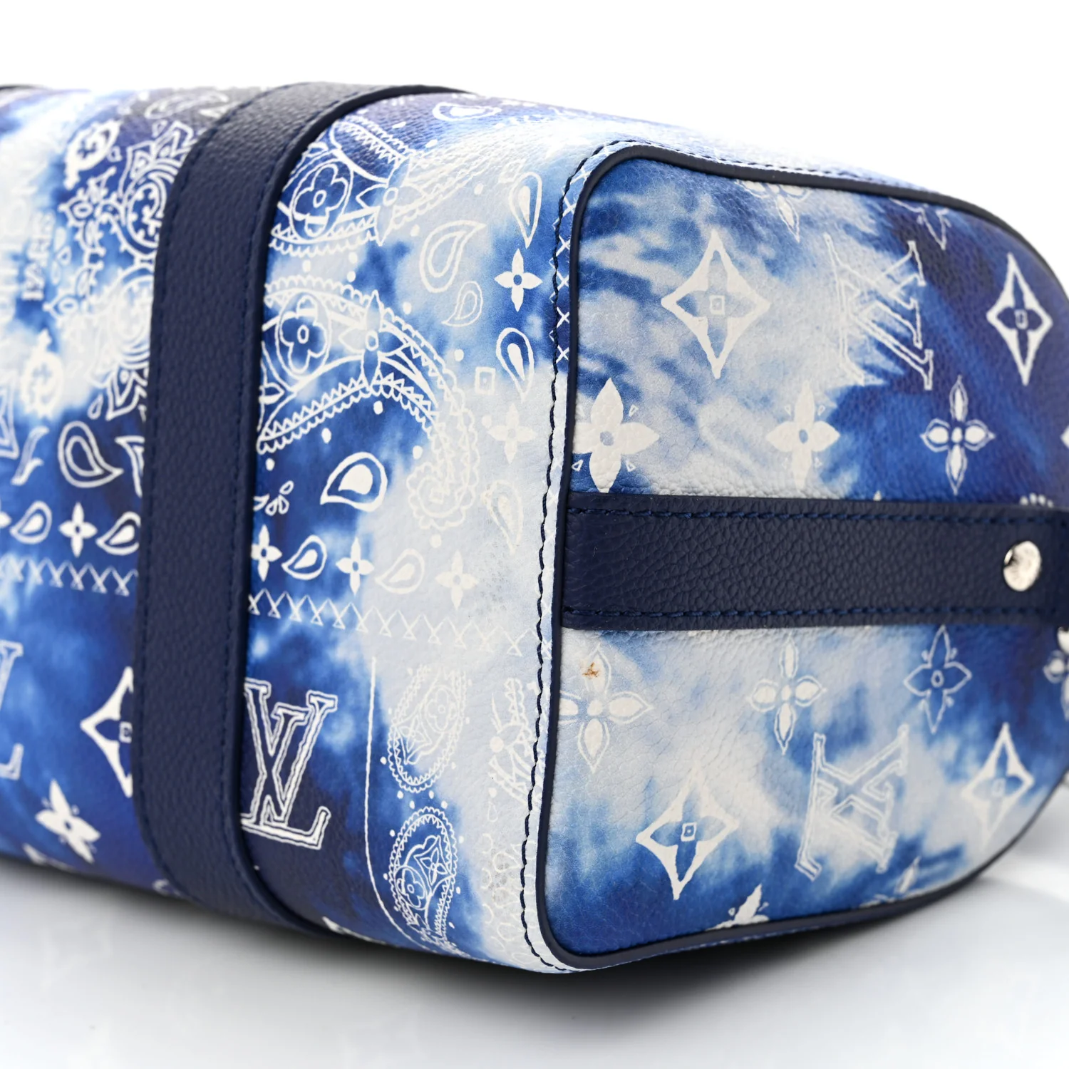 Cowhide Monogram Bandana City Keepall Blue - Top Club