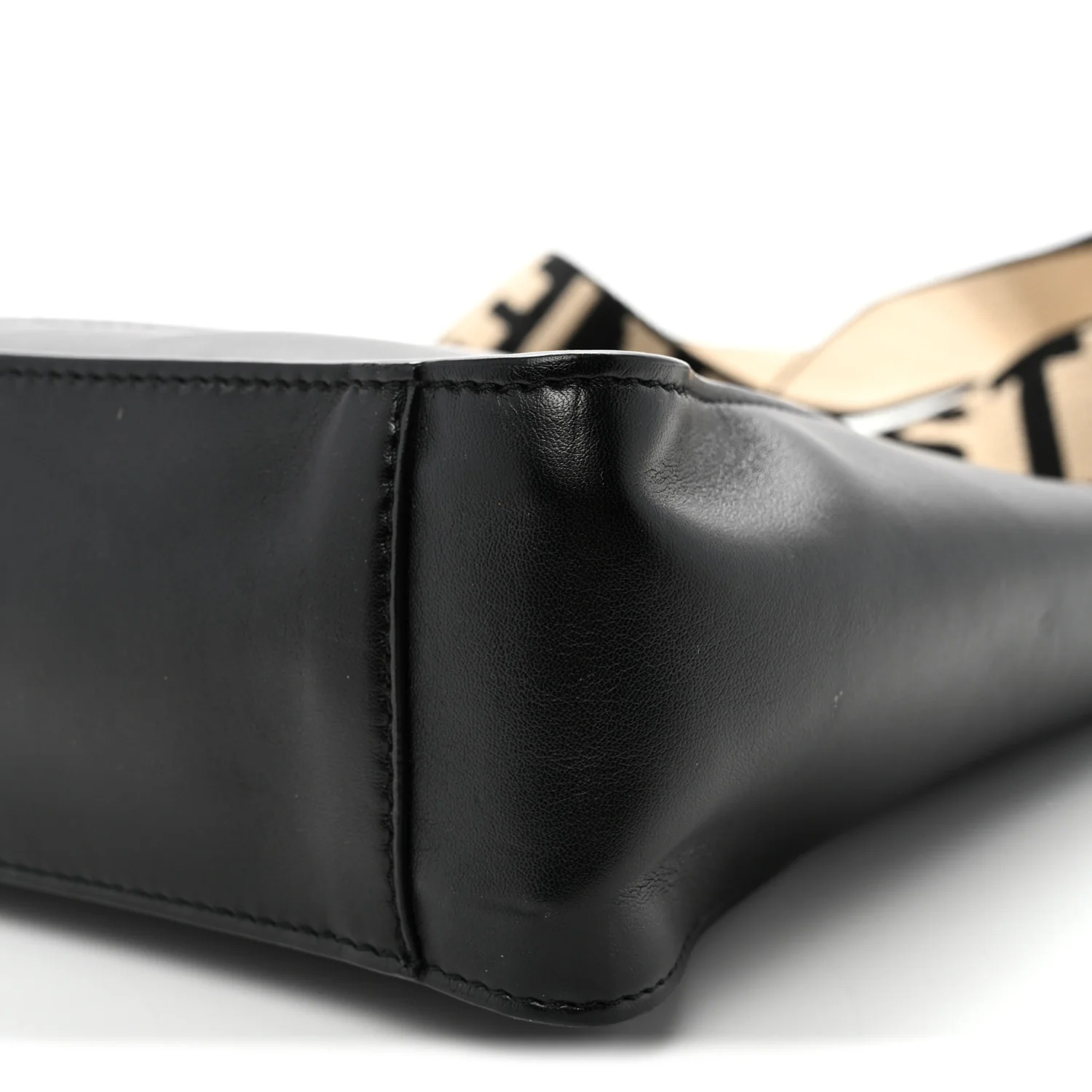 Eco Alter Nappa Perforated Logo Mini Crossbody Black - Top Club