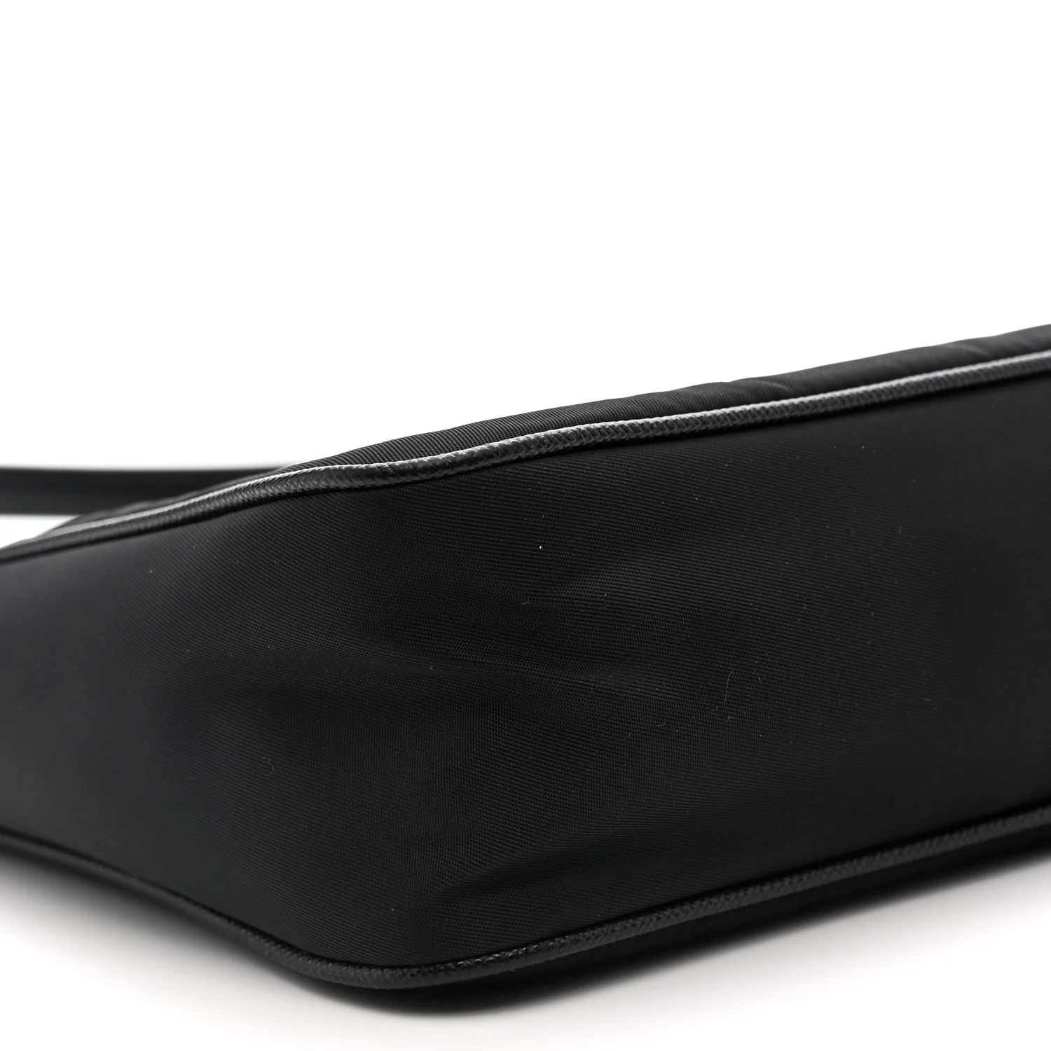 Tessuto Nylon Saffiano Mini Re-Edition 2005 Bag Black - Top Club