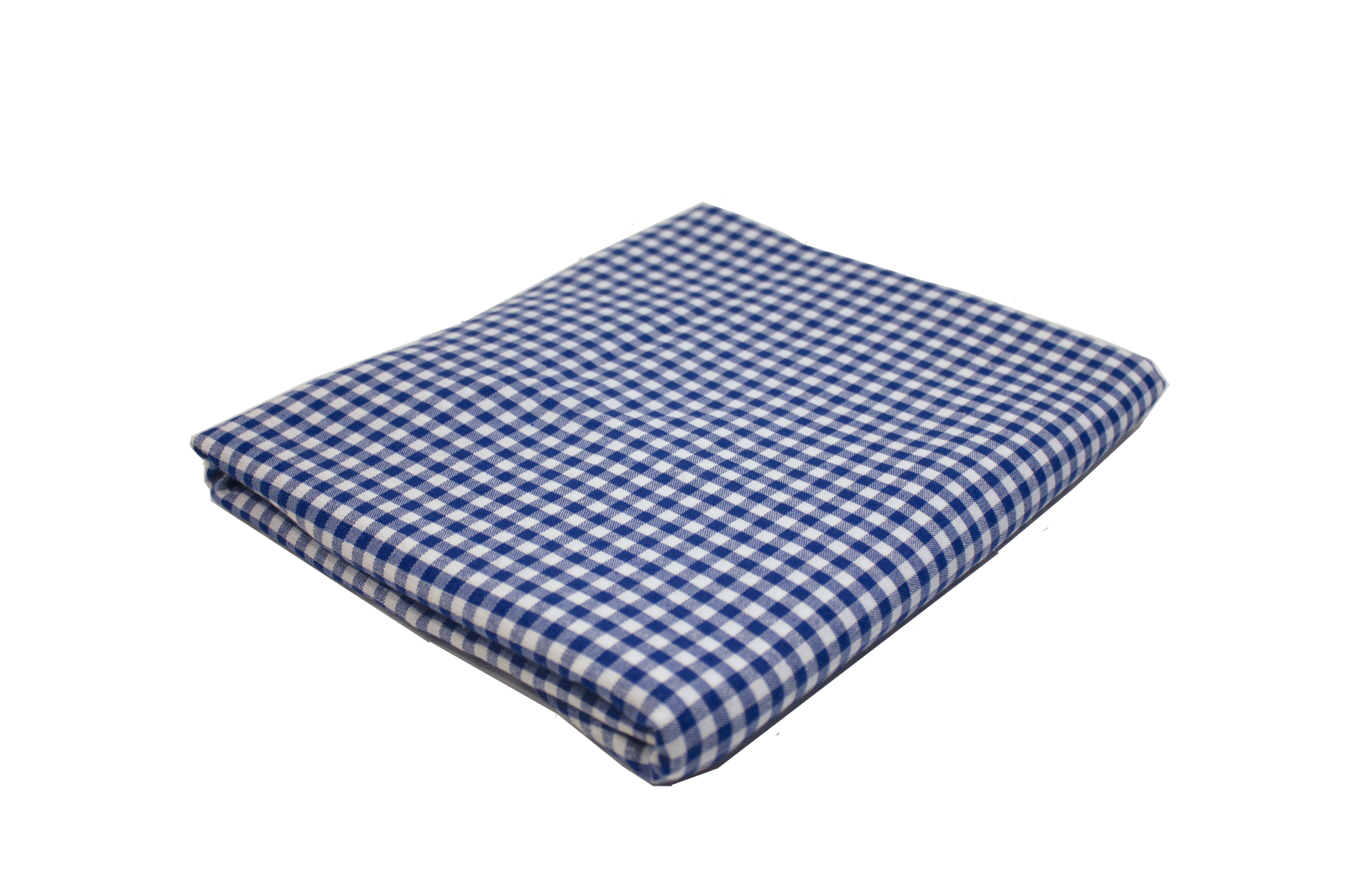 Tafelkleed Kleine ruit blauw (Strijkvrij) 100 x 100