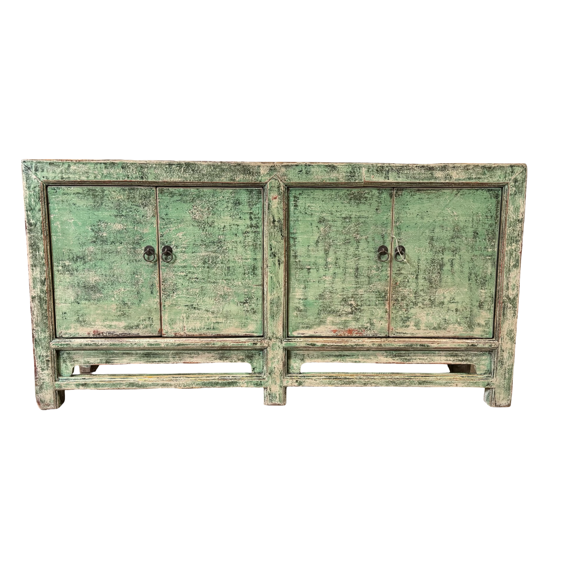 Dressoir 4 deurs groen uniek