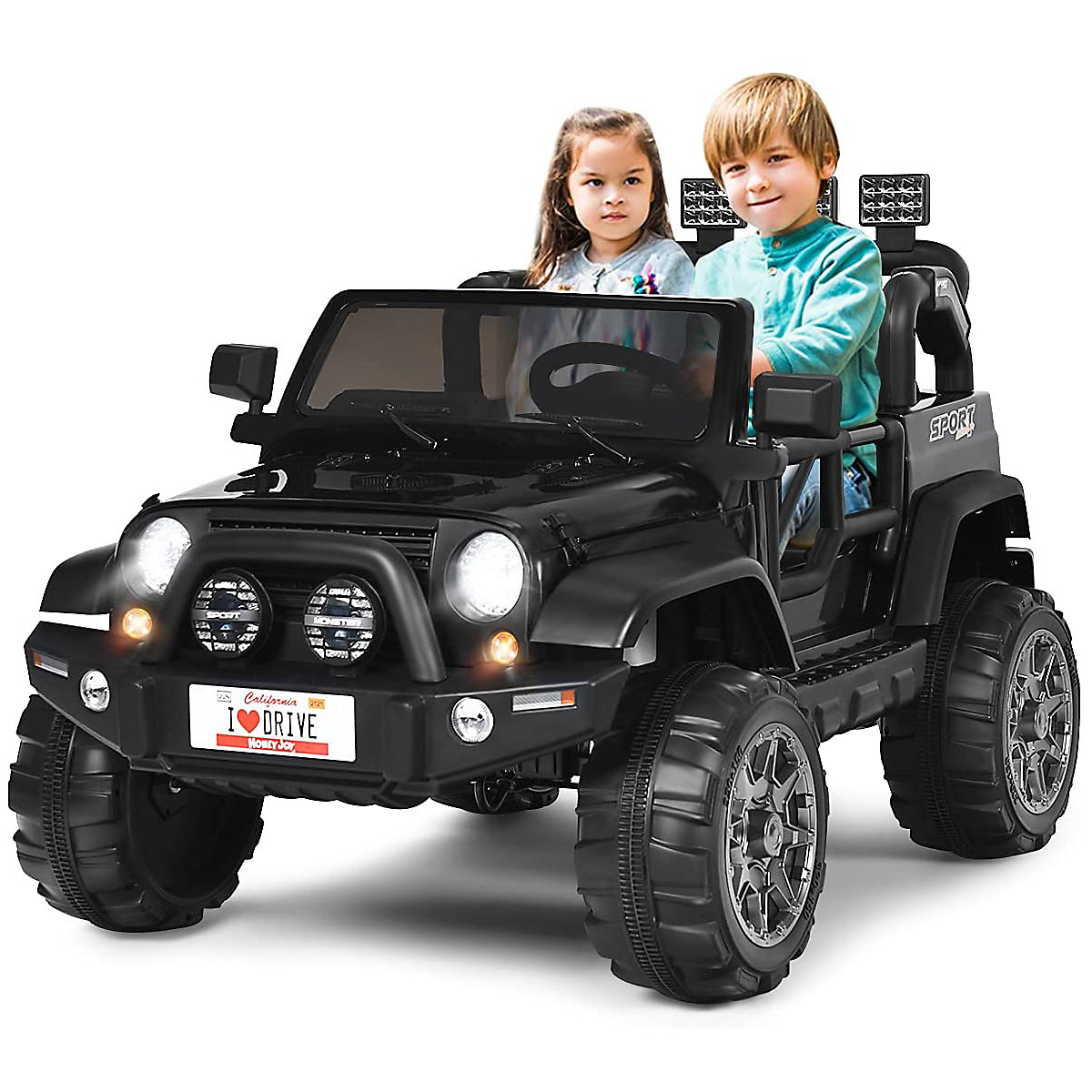 Electric car Jeep 2 seater with 3 speeds black