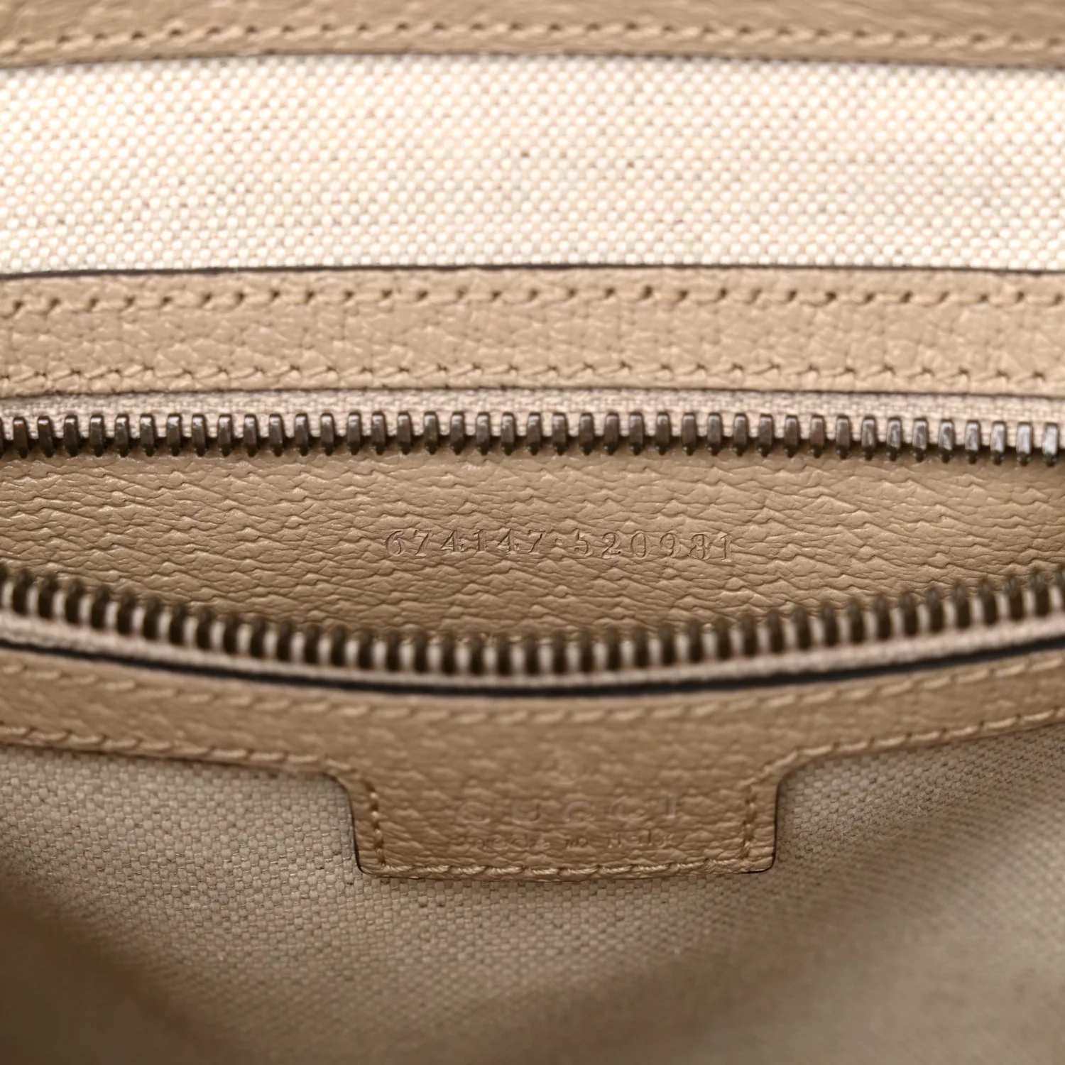 GG Supreme Monogram Azalea Calfskin Retro Interlocking G Buckle Backpack Beige Mystic White - Top Club