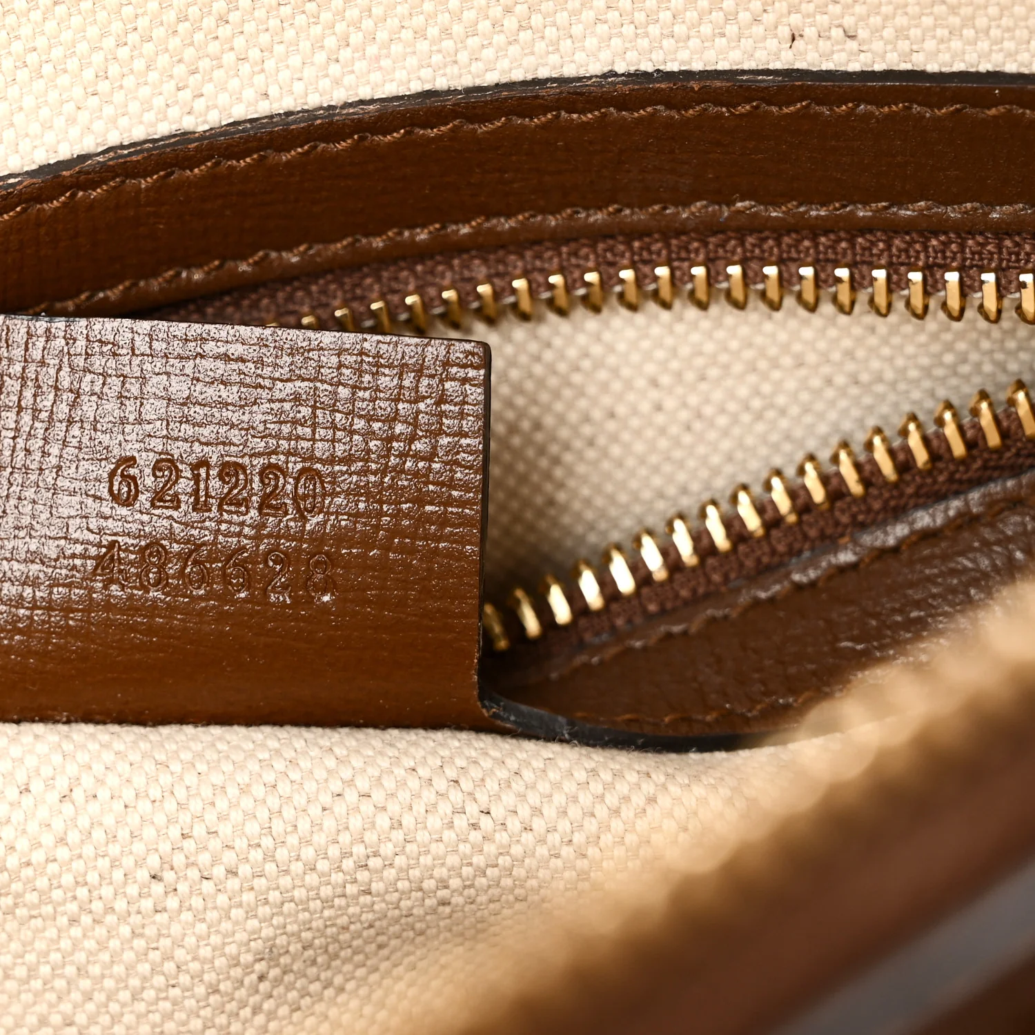 GG Supreme Monogram Azalea Calfskin Small Horsebit 1955 Top Handle Bag Beige Ebony Brown Sugar - Top Club
