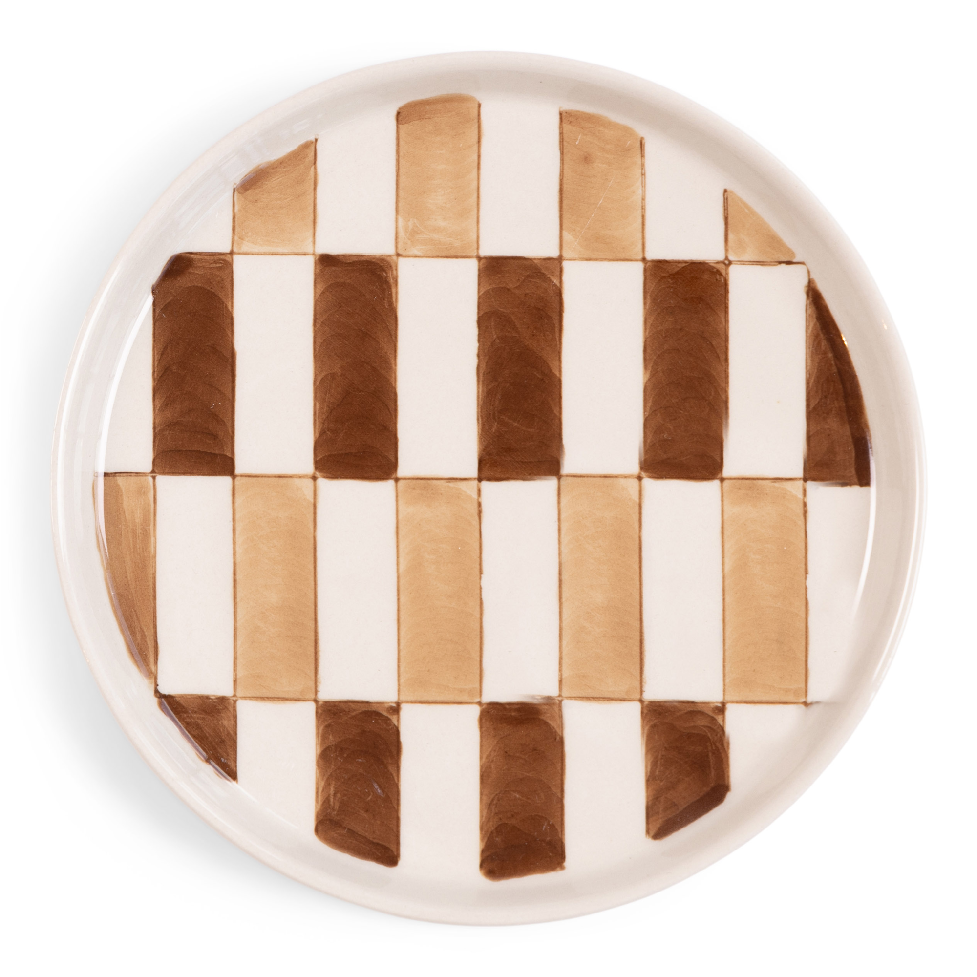 Gebaksbordje Bowie Ø15 cm beige