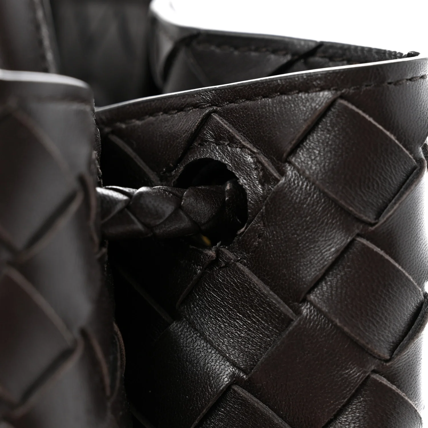 Nappa Intrecciato Small Andiamo Shoulder Bag Fondant - Top Club