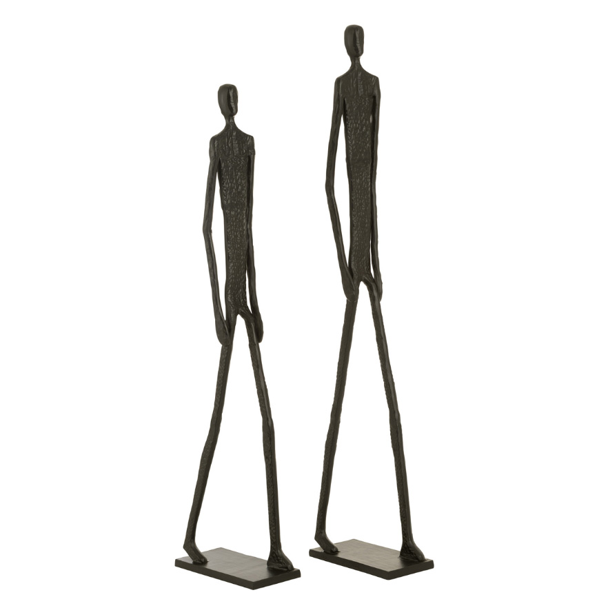 Decoratie object wandelende Figuren - set van 2