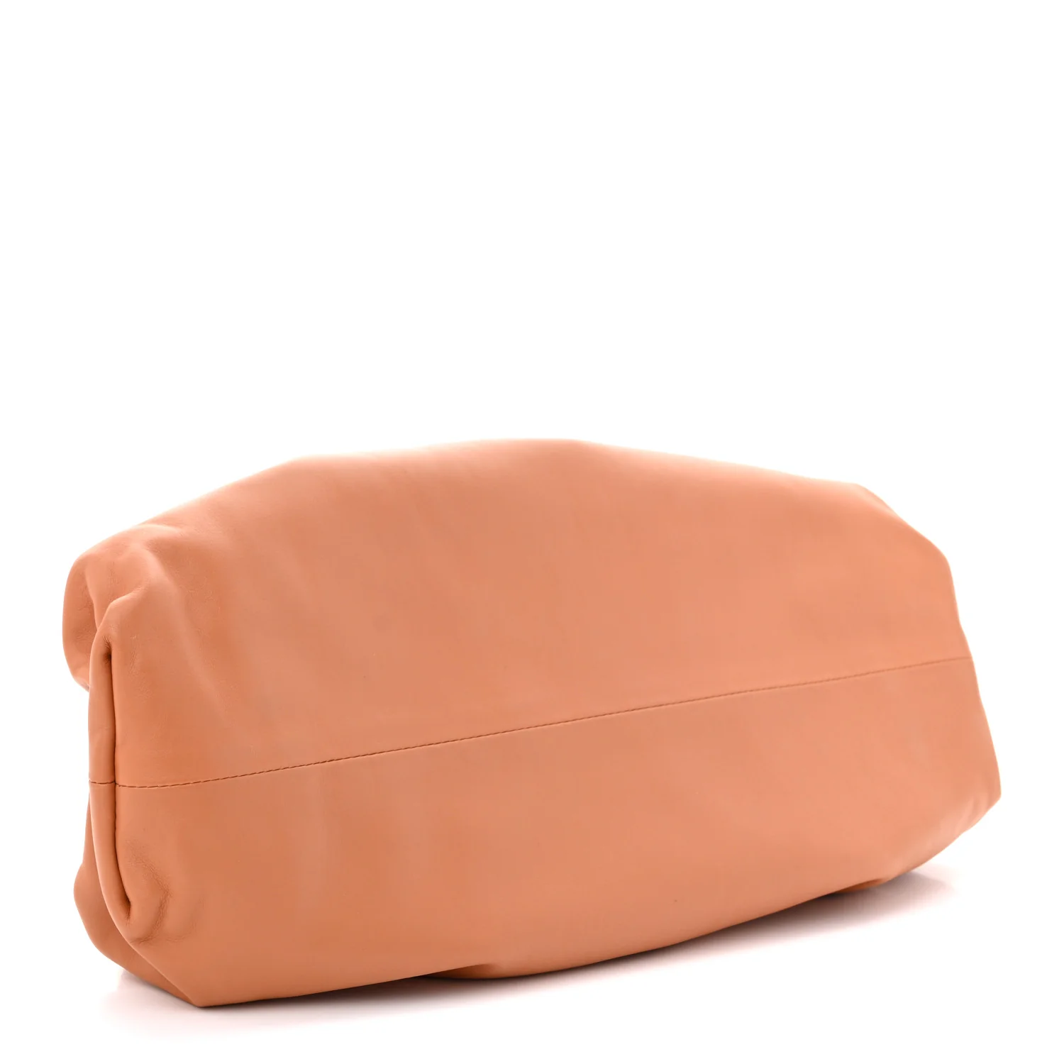Smooth Butter Calf The Pouch Oversized Clutch Clay - Top Club