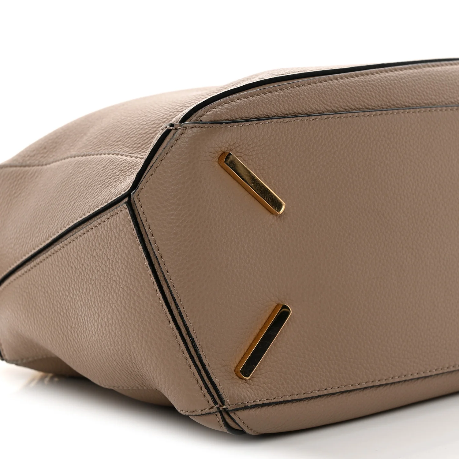 Calfskin Medium Puzzle Bag Sand - Top Club