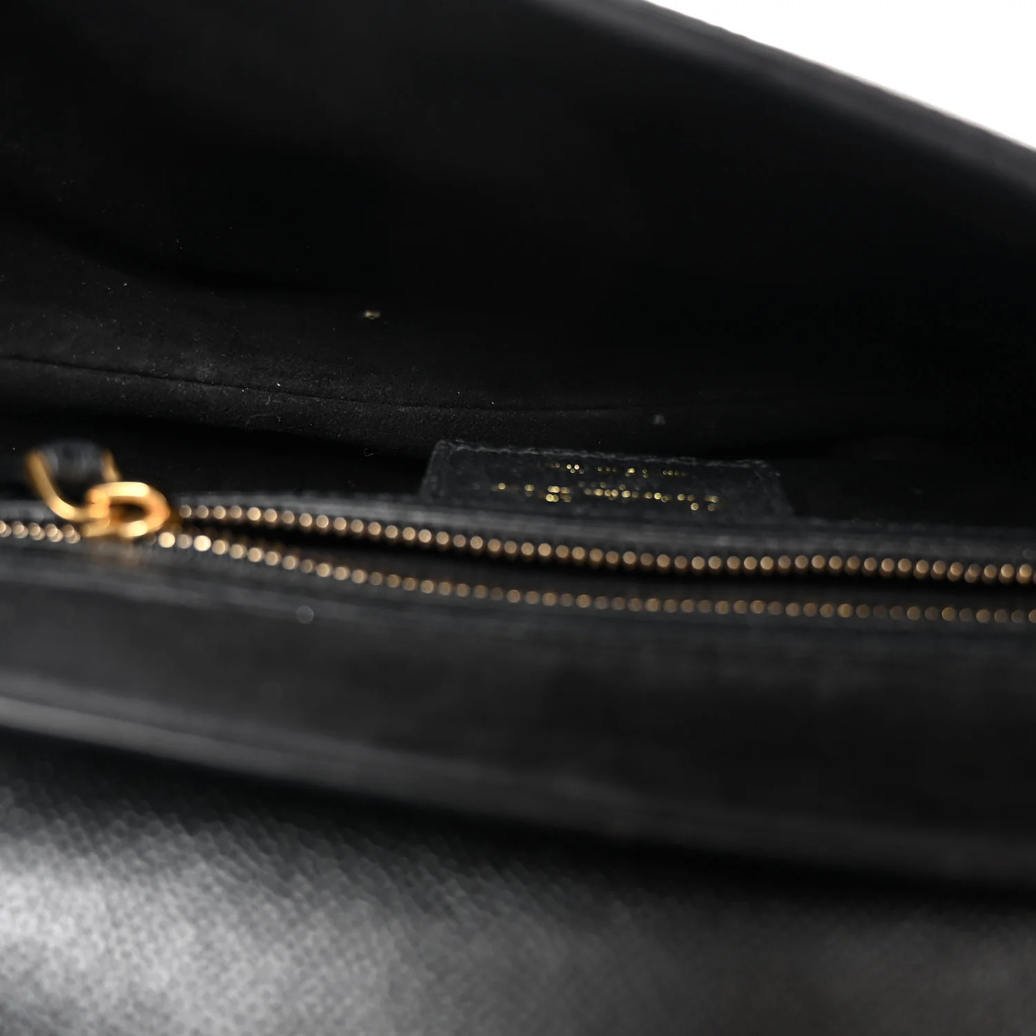 Grained Calfskin Saddle Bag Black - Top Club