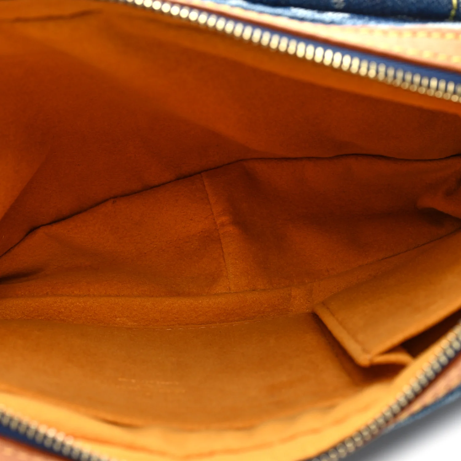 Monogram Denim Bum Bag Blue - Top Club