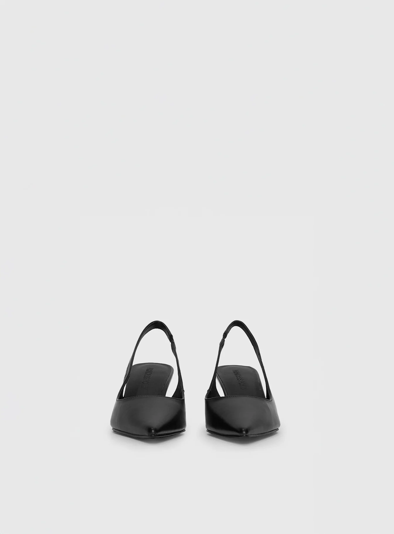 Denalia Pointed Toe Heels Black Matte