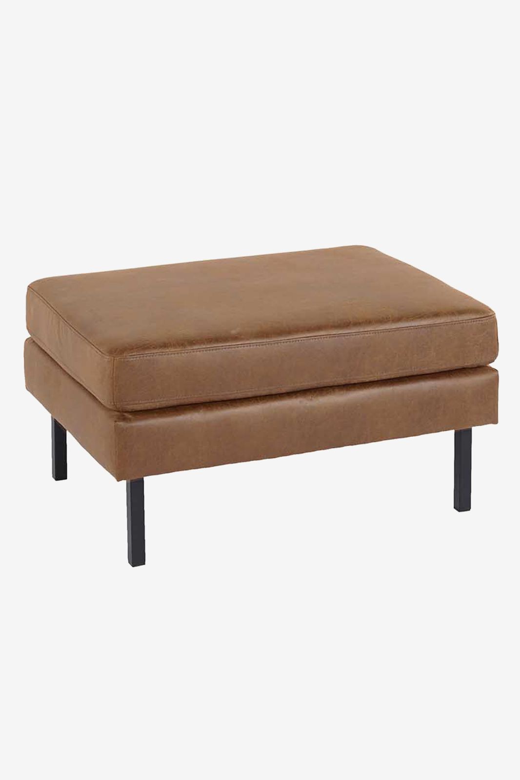 Amsterdam leer clean hocker bruin