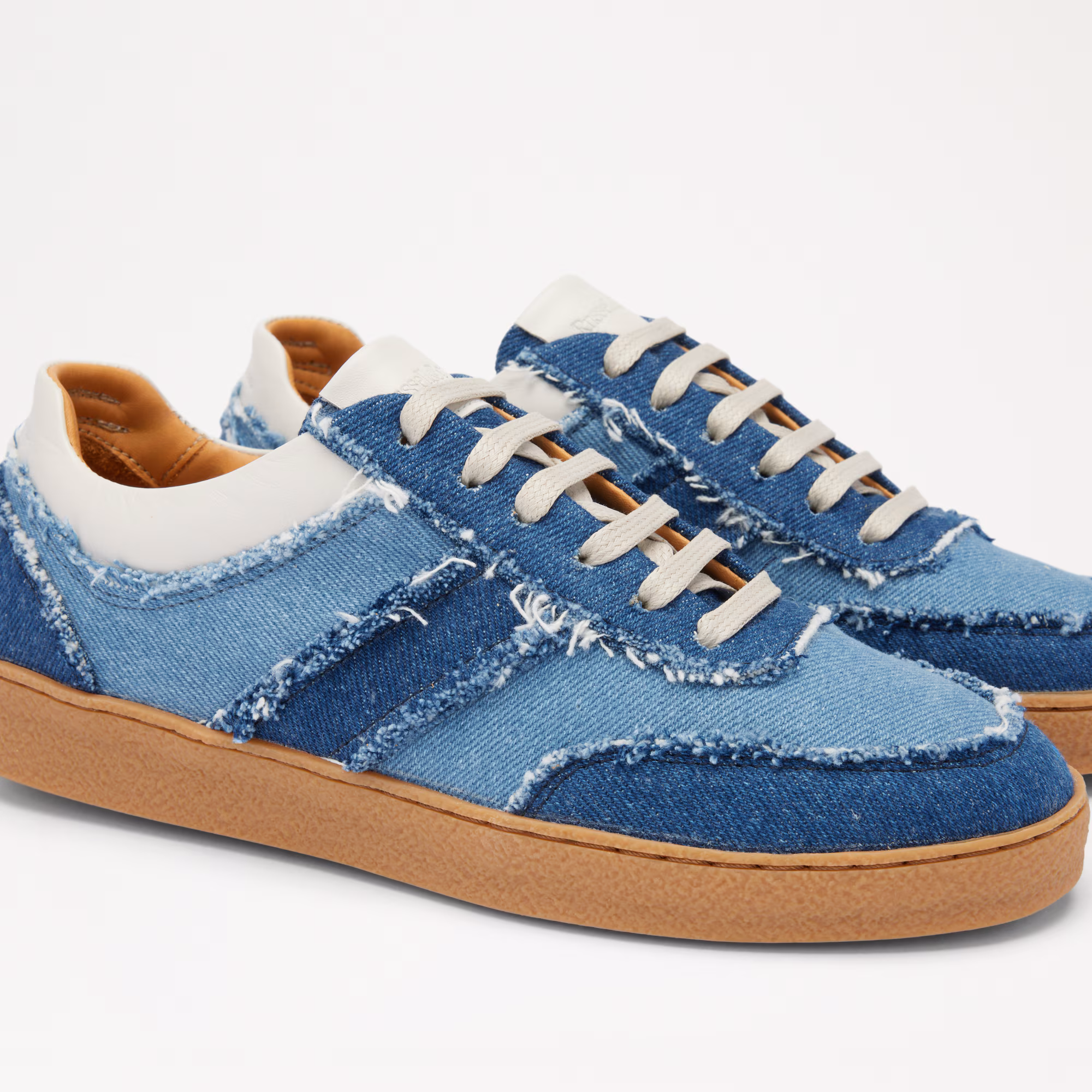 RollerScalloped Lace Up Trainer
