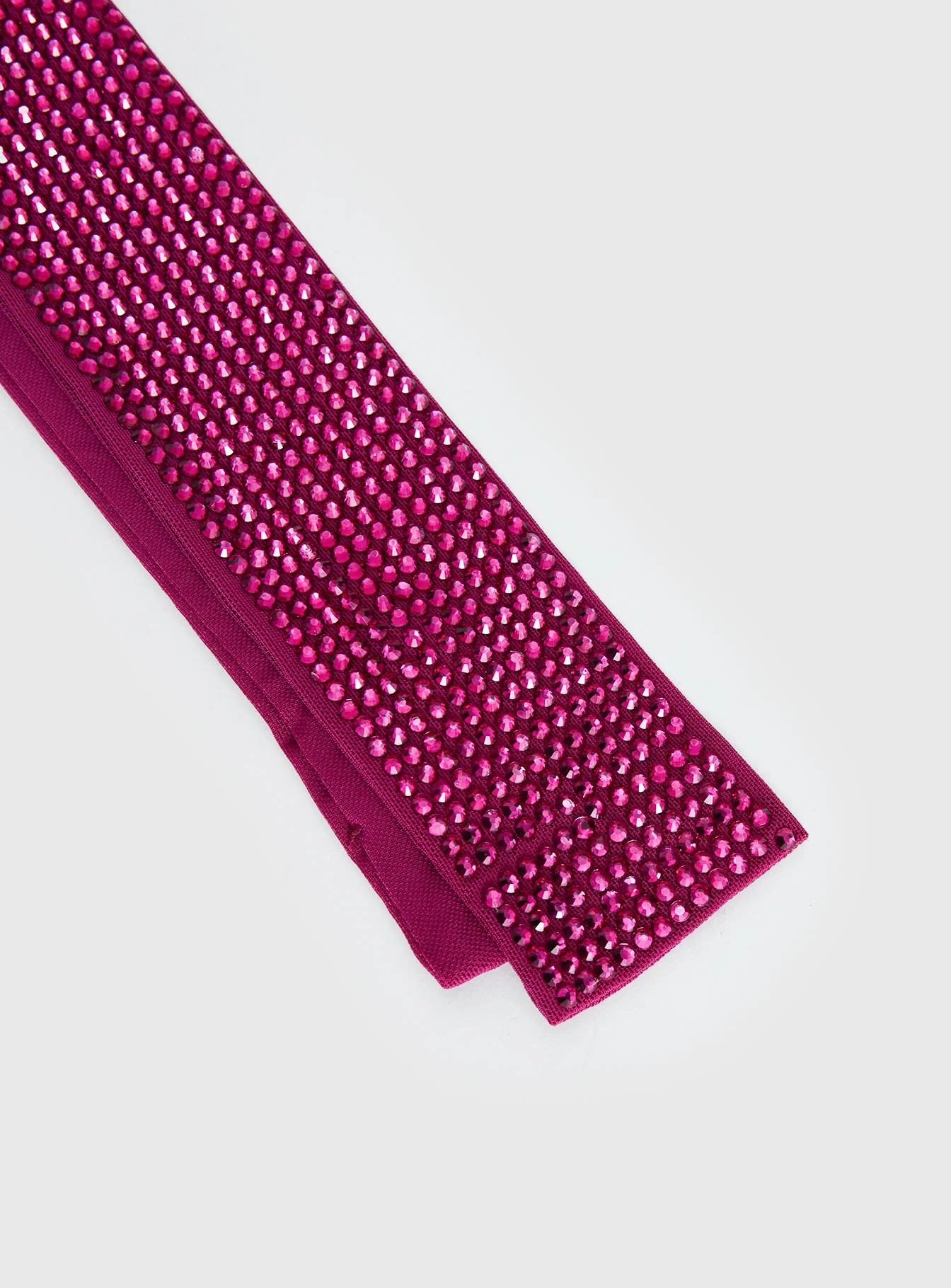 Sugarberry Skinny Scarf Pink Metallic