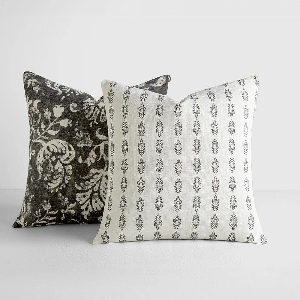 2-Pack Distressed Floral Décor Throw Pillows (Sale)