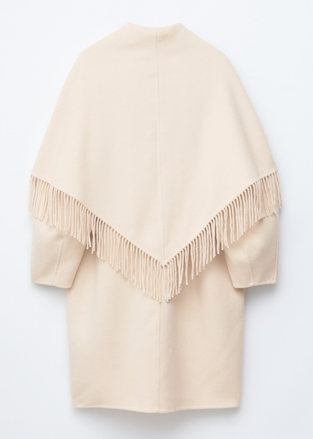 & Other Stories FRINGED SHAWL WOOL COAT