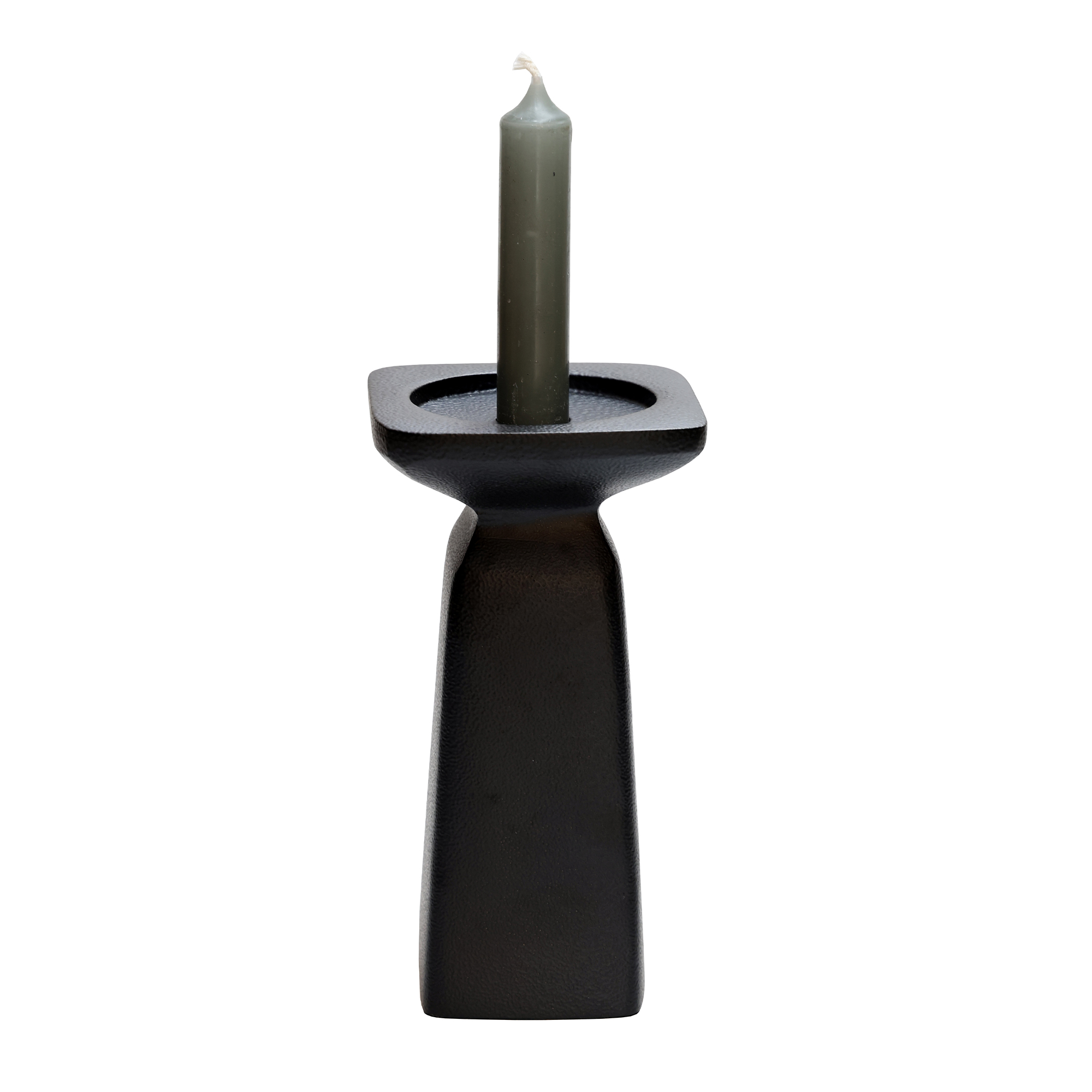Kandelaar Calama M black L10 x B10 x H18 cm