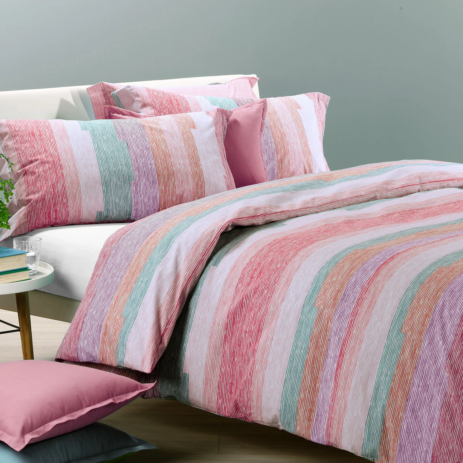 Cover Paroure in Scandinavia cotton marriage coral caleffi