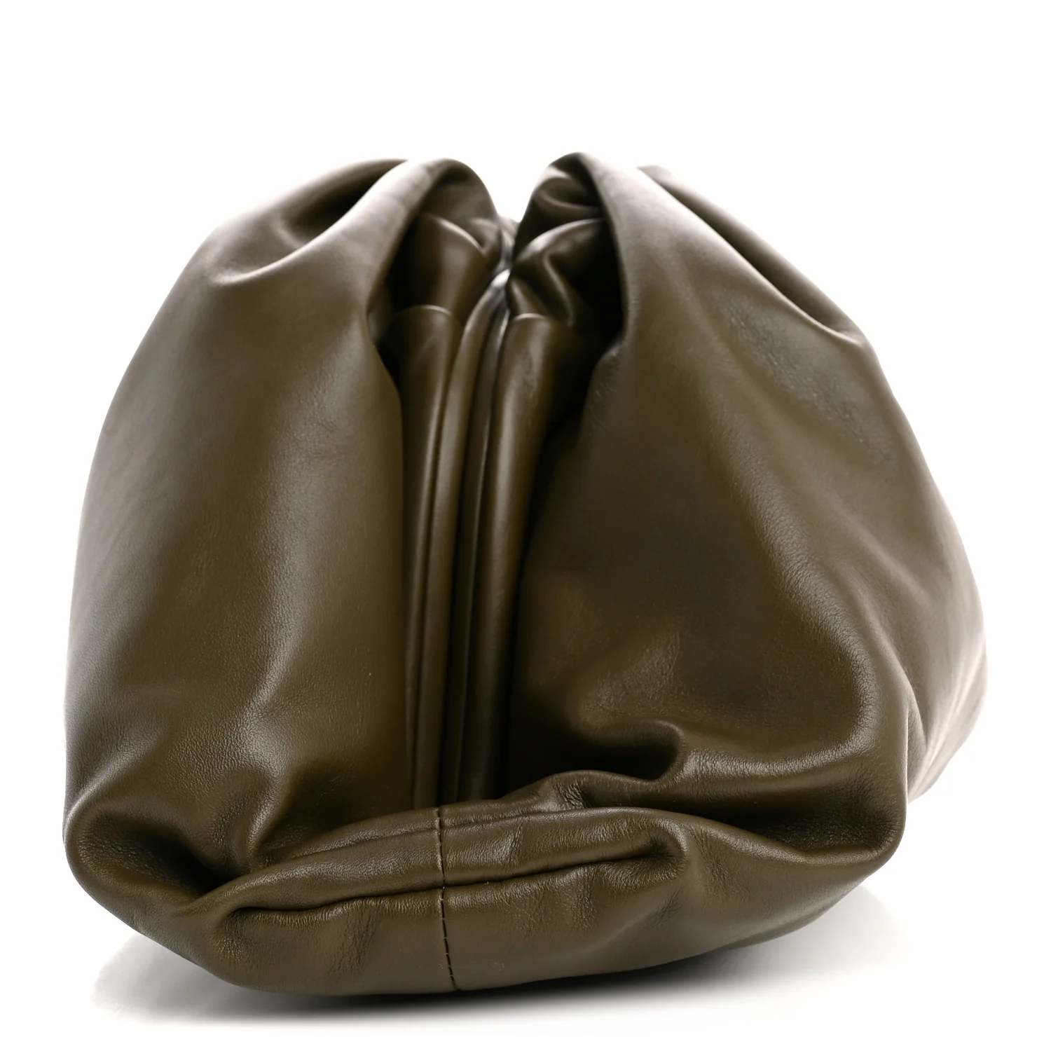 Smooth Butter Calf The Pouch Oversized Clutch Mustard - Top Club