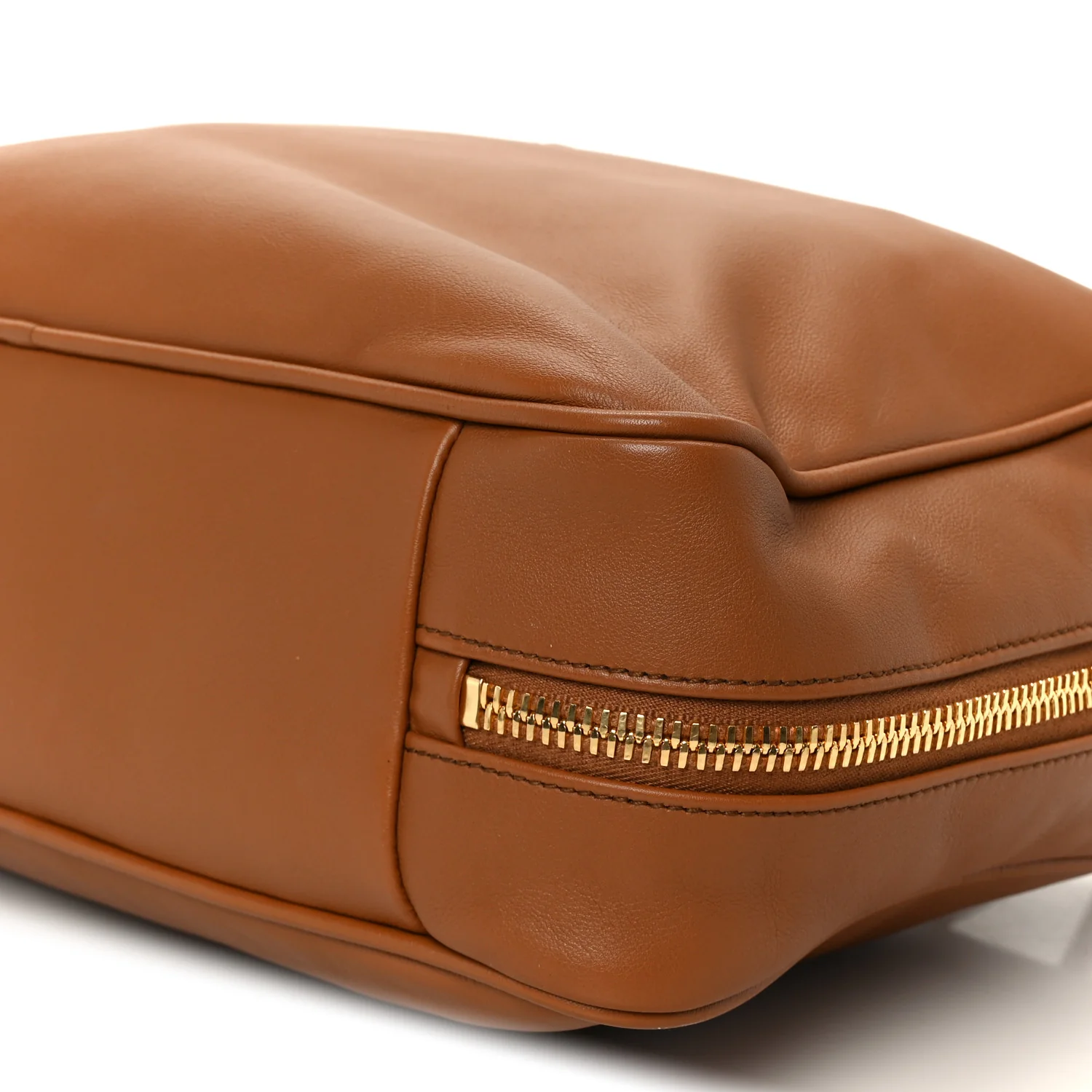 Soft Calf Softy Large Beau Top Handle Bag Cognac - Top Club