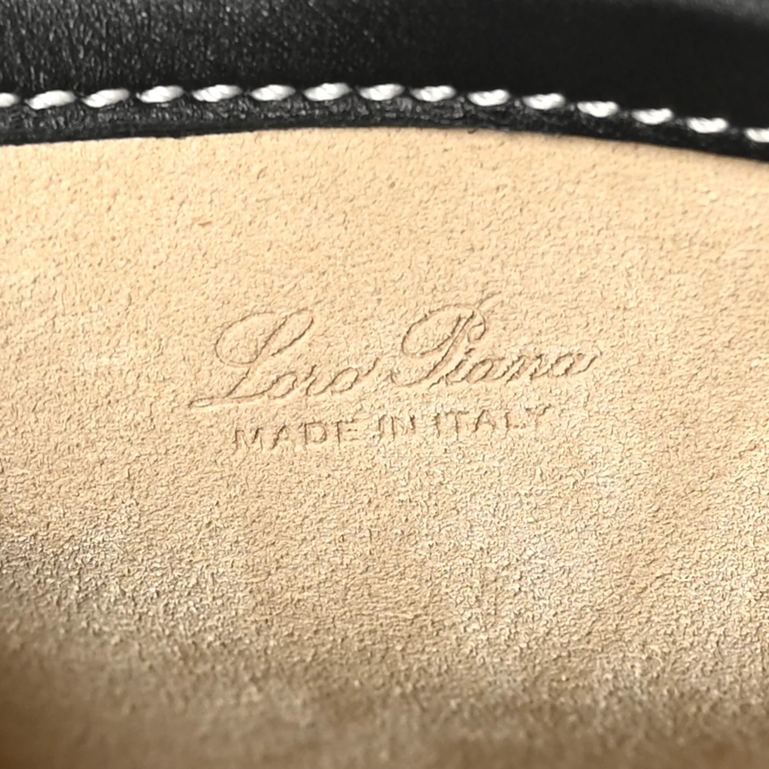 Smooth Calfskin Micro Bale Bag Black - Top Club