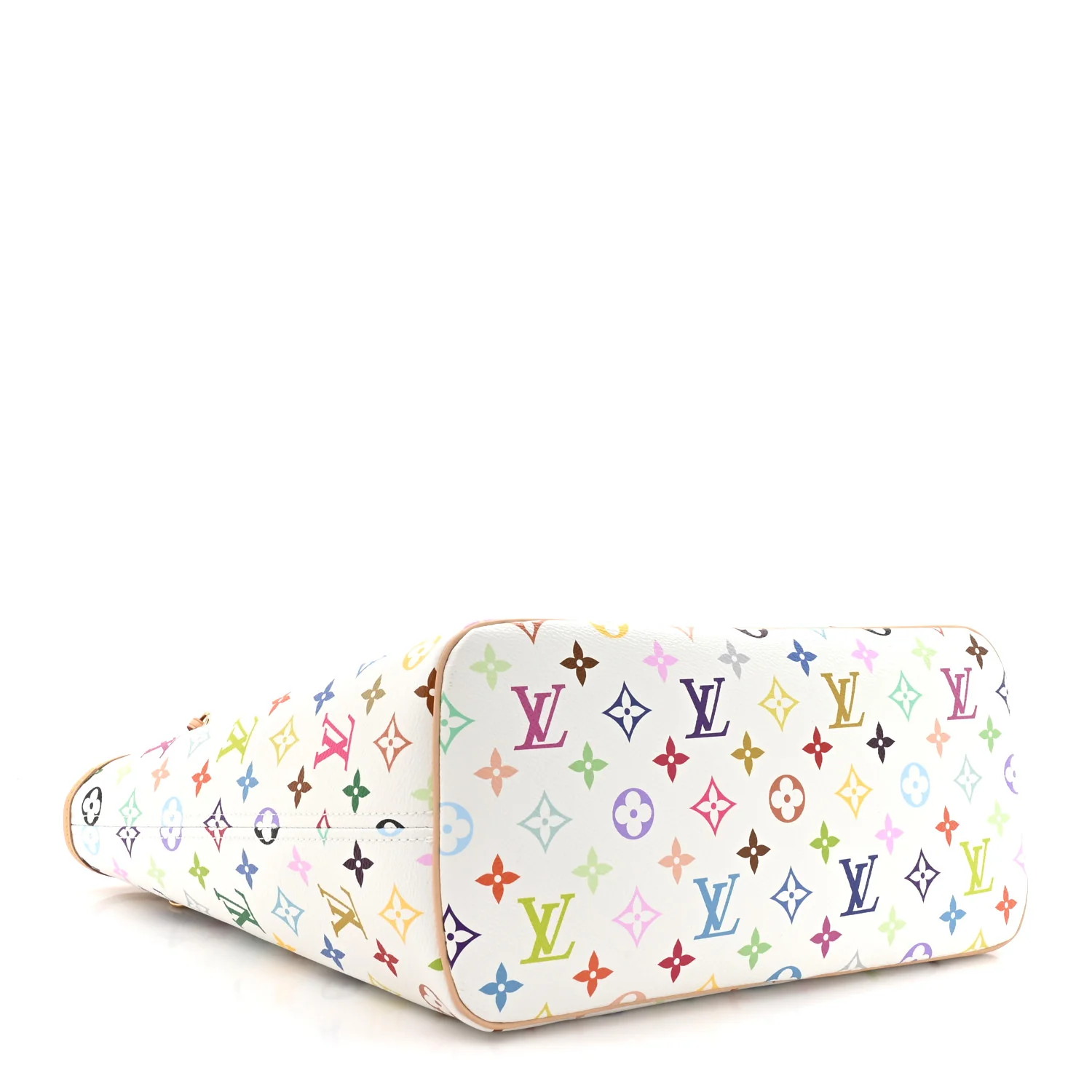LV x TM Monogram Multicolor Neverfull MM White - Top Club